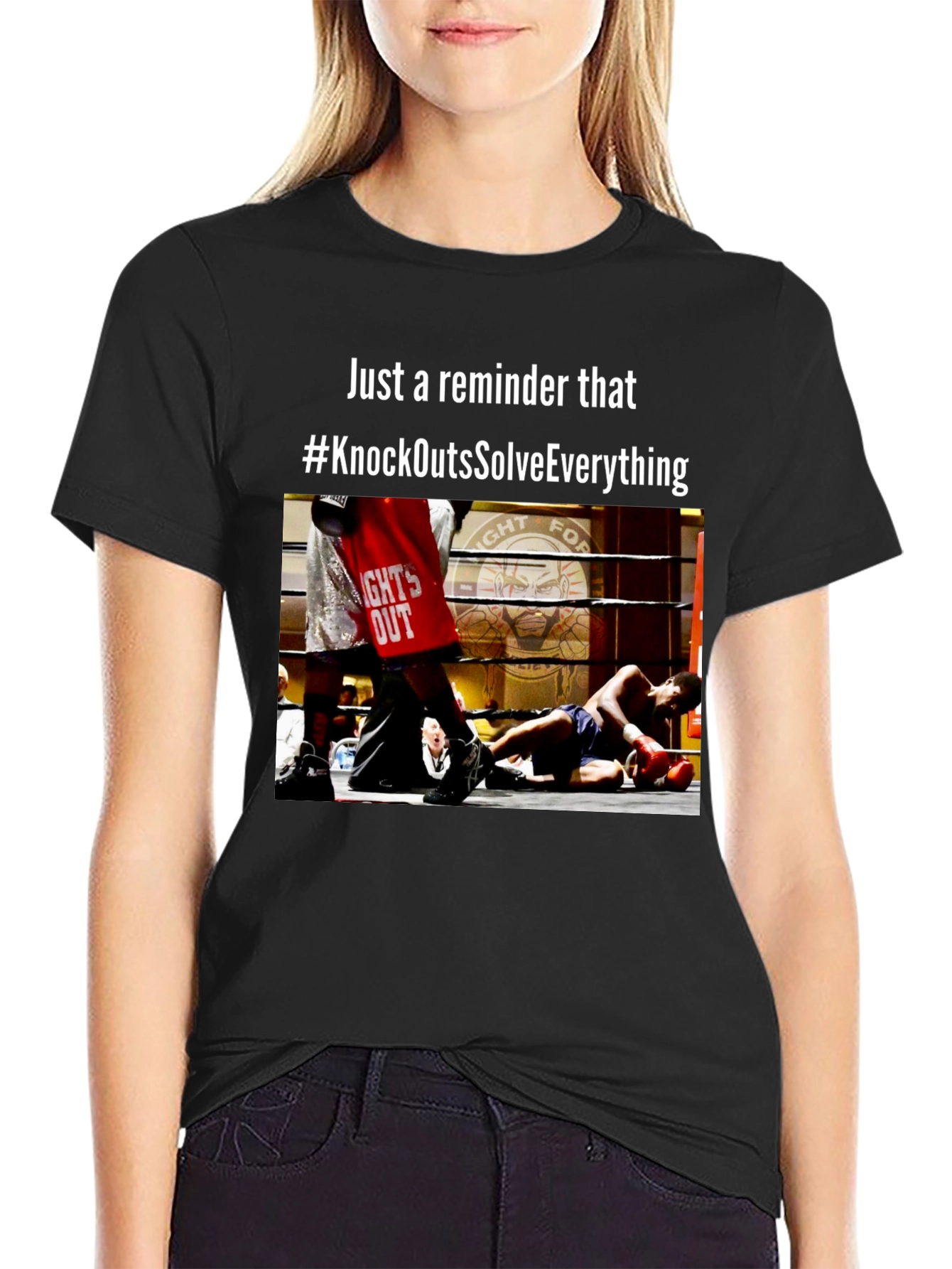 Knockouts Solve Everything Graphic T-Shirt