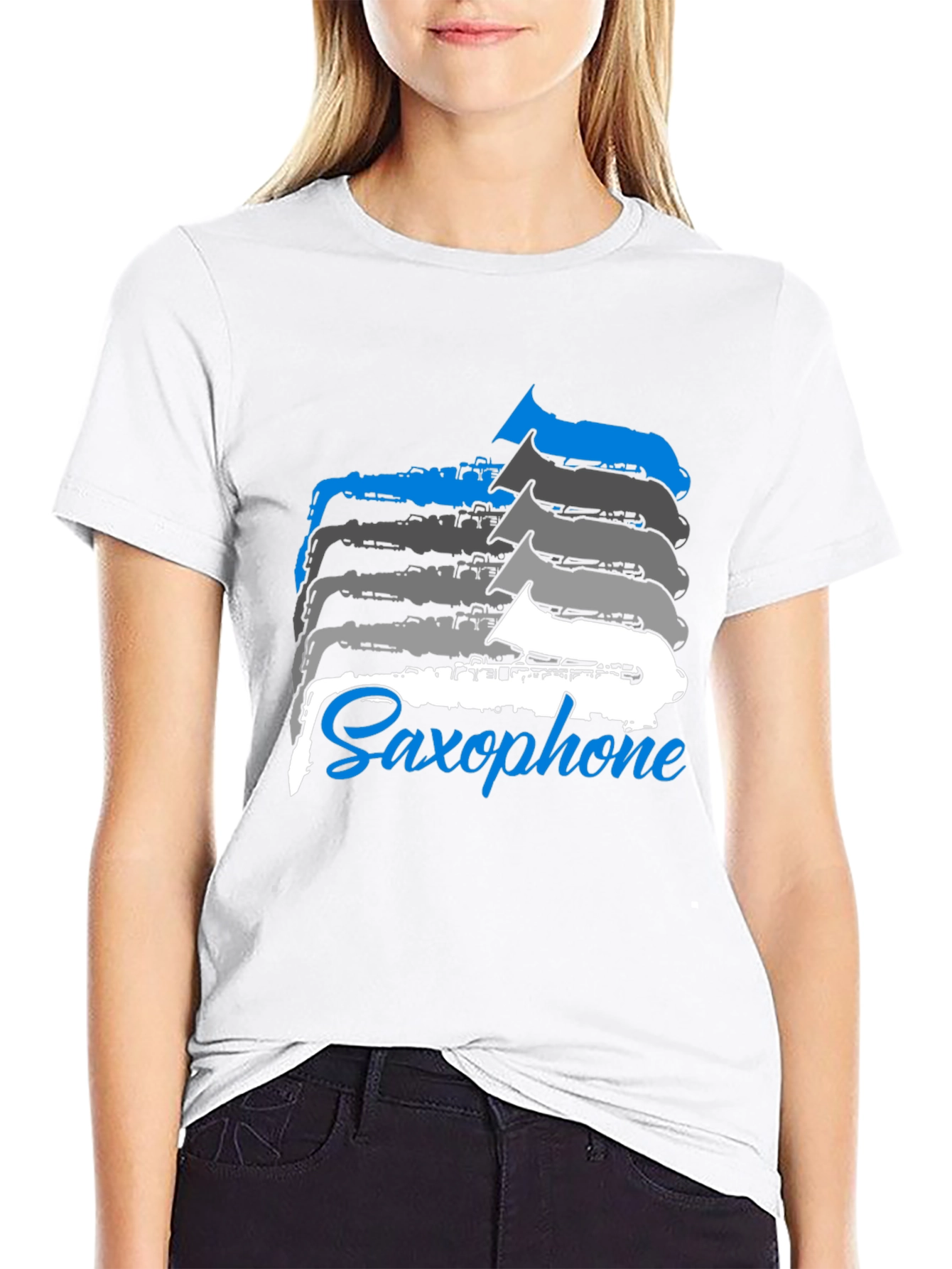 Saxophone Music T-Shirt - Cool Musician Tee
