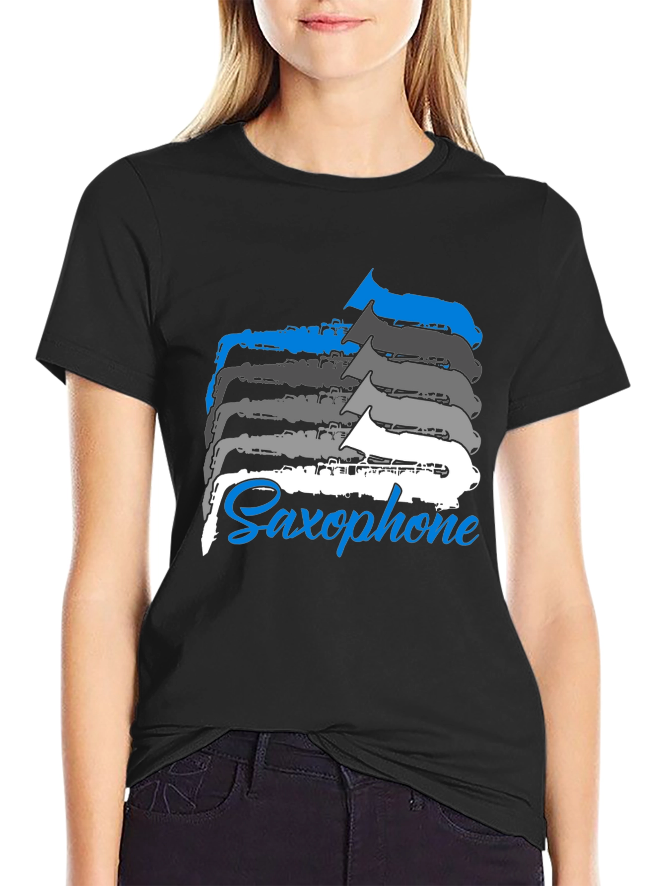 Saxophone Music T-Shirt - Cool Musician Tee