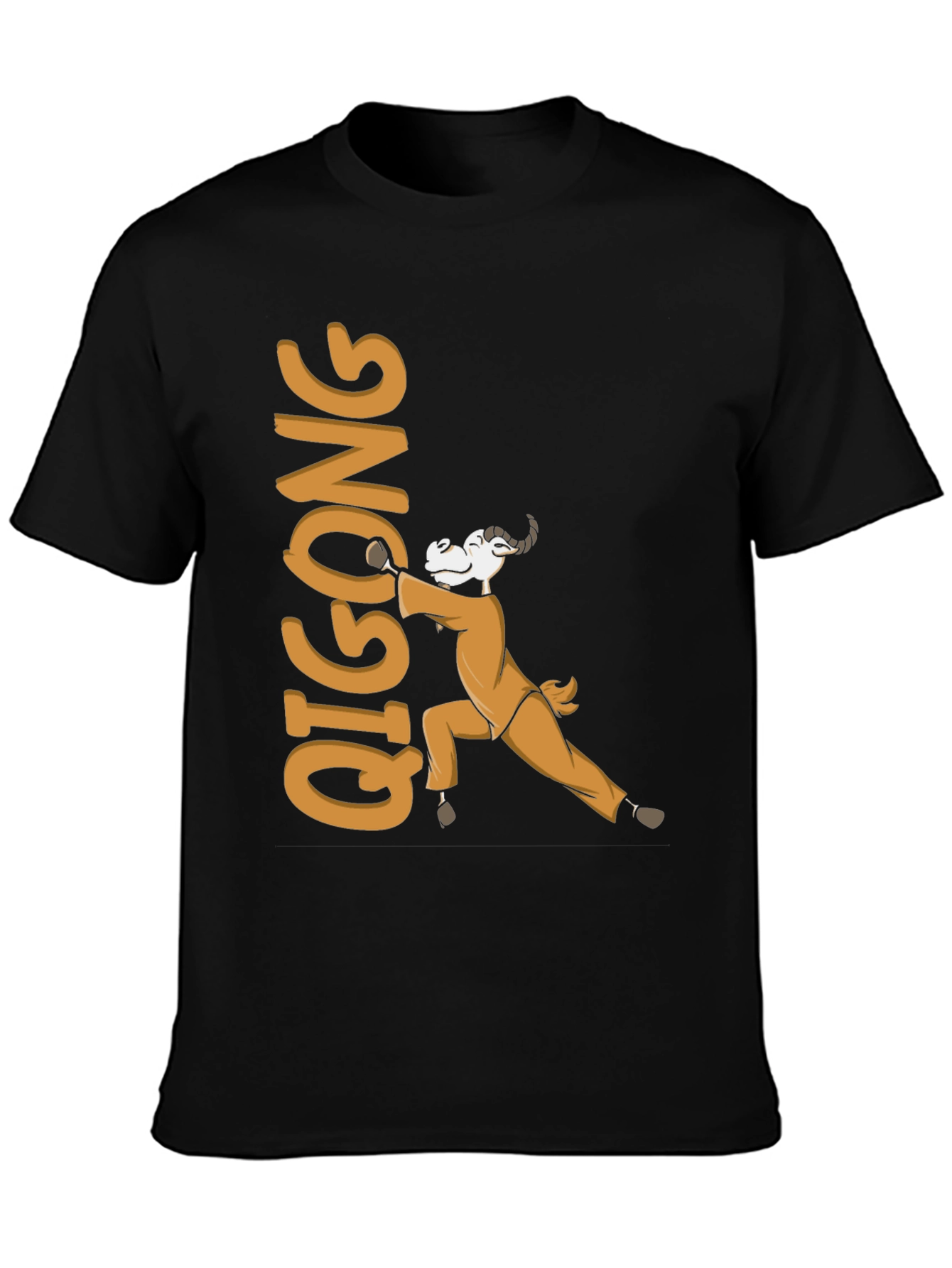 Qigong Goat Graphic Tee - Martial Arts Style
