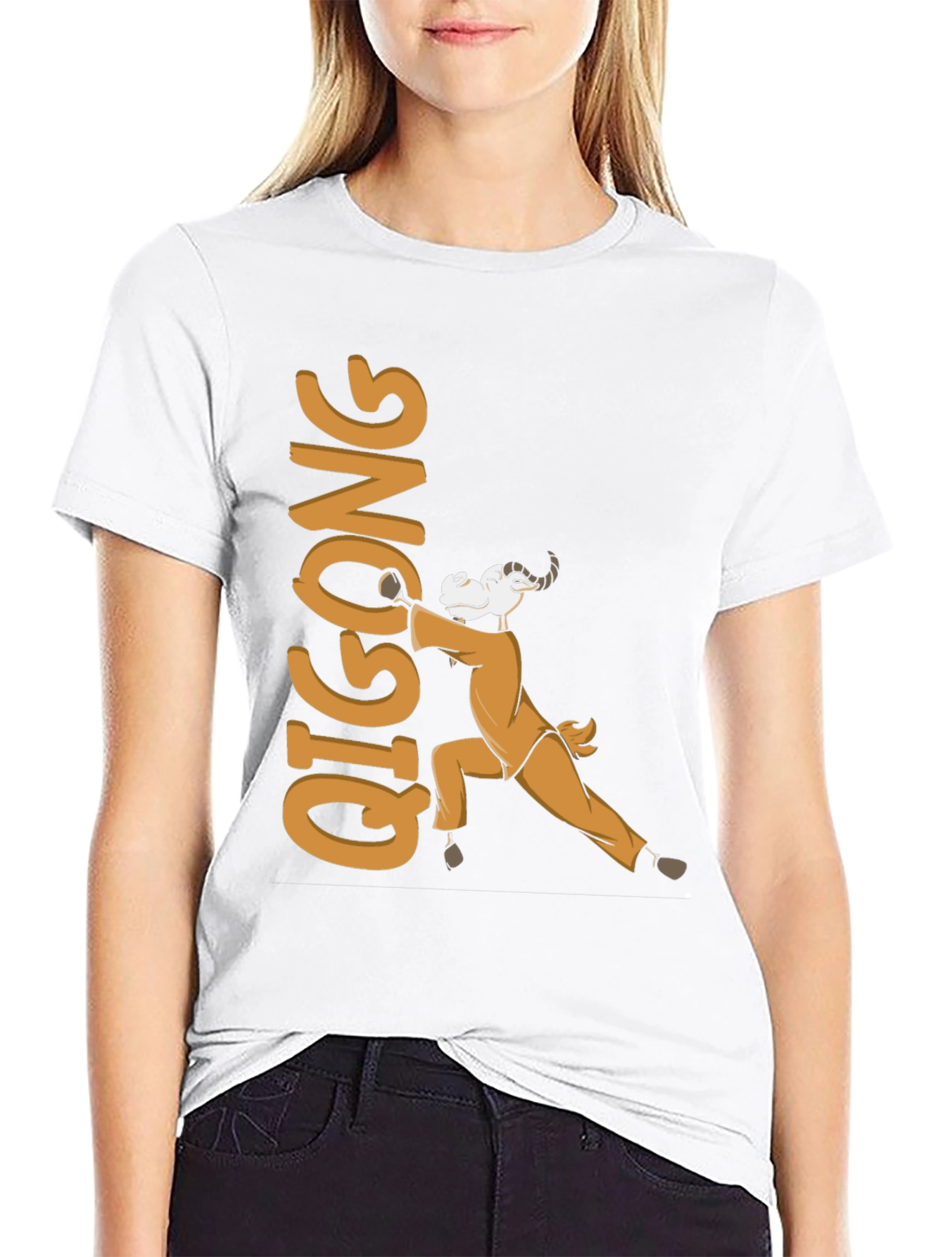 Qigong Goat Graphic Tee - Martial Arts Style