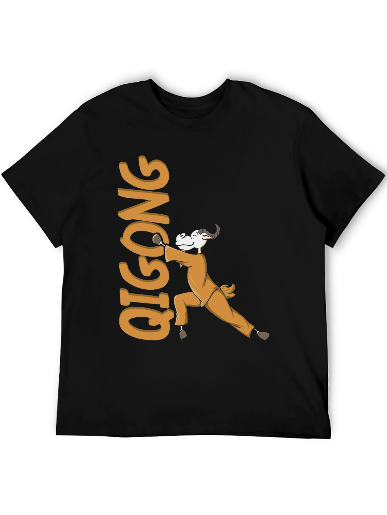 Qigong Goat Graphic Tee - Martial Arts Style