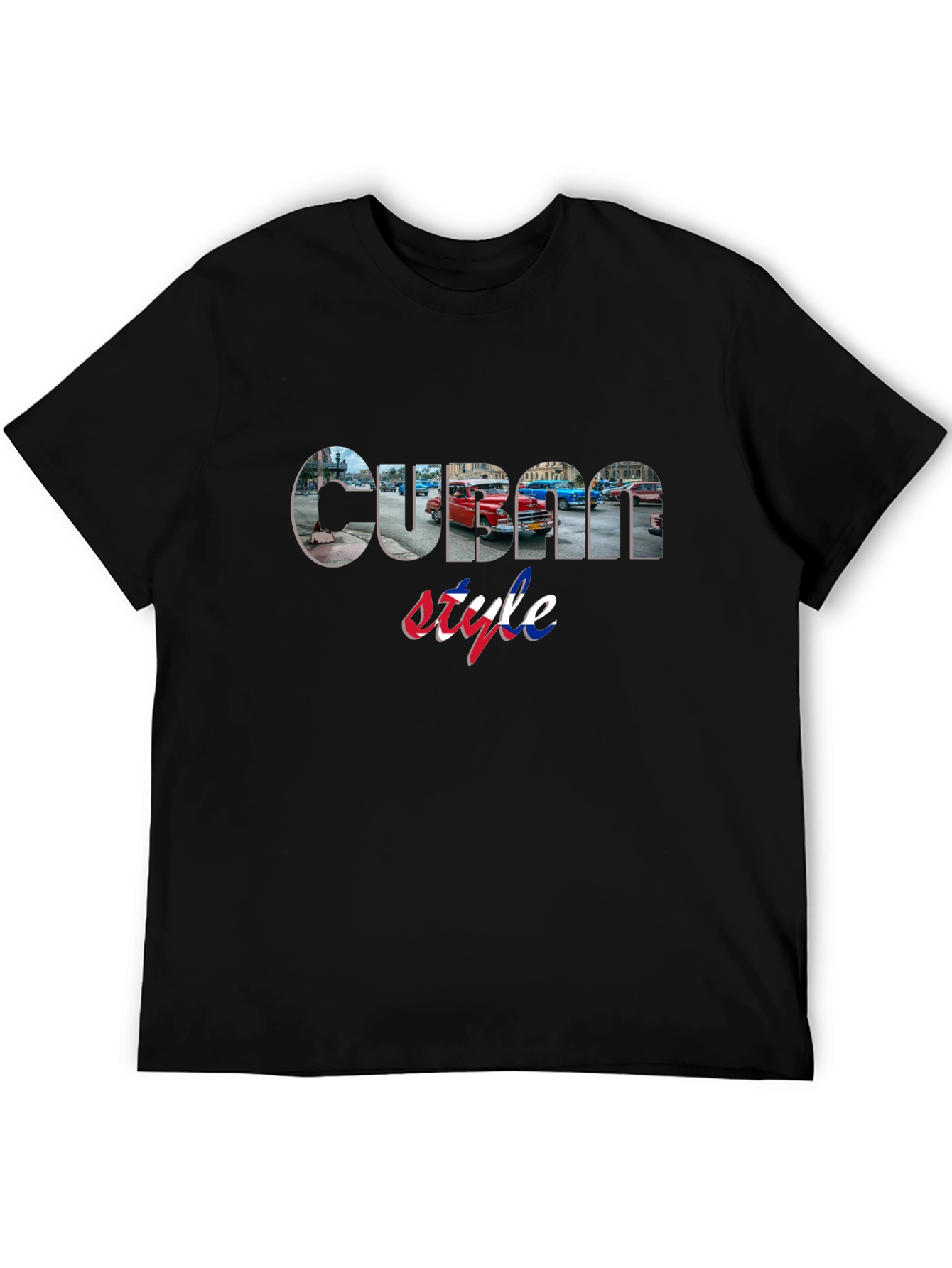 Cuban Style Black T-Shirt