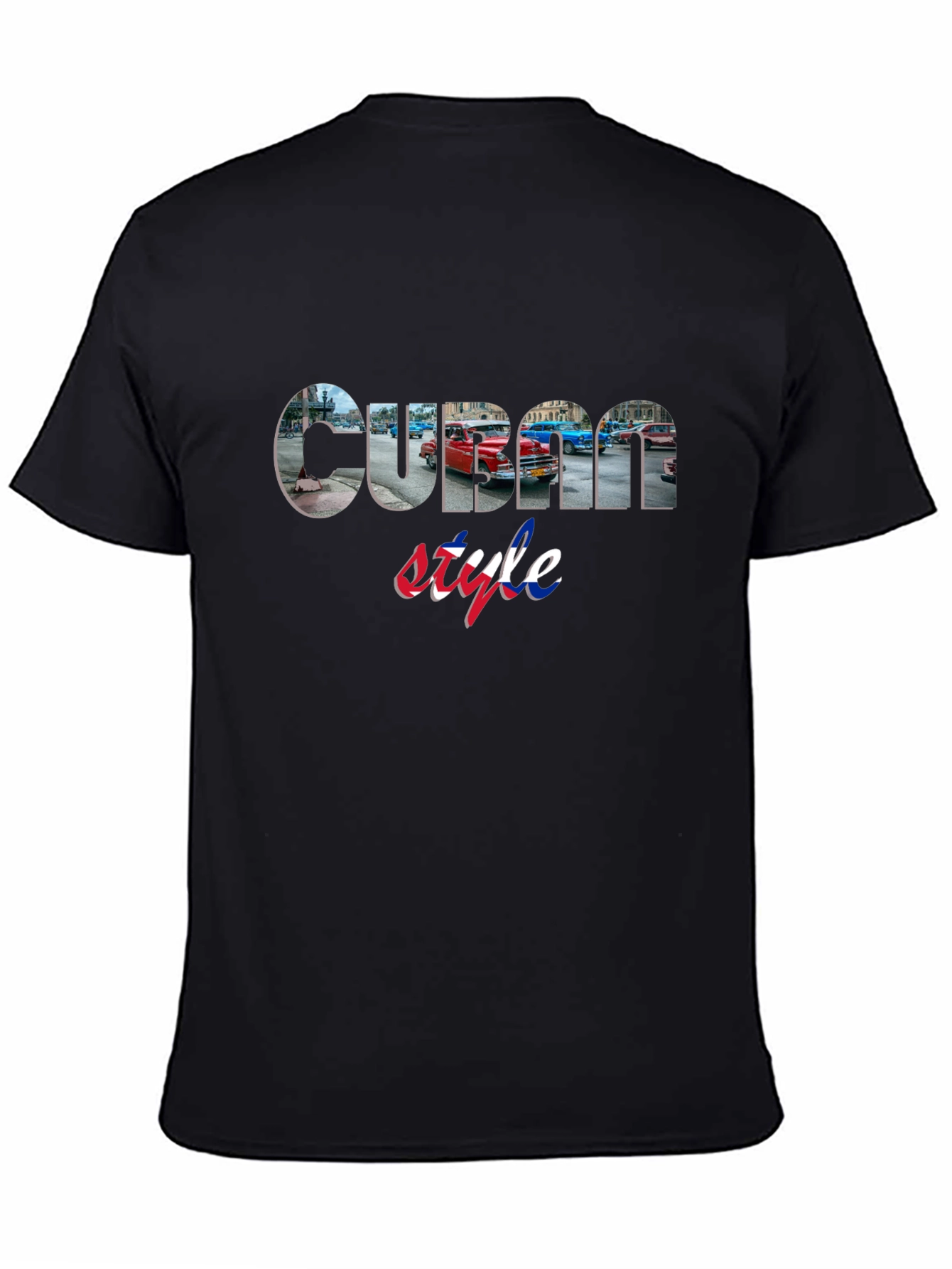Cuban Style Black T-Shirt