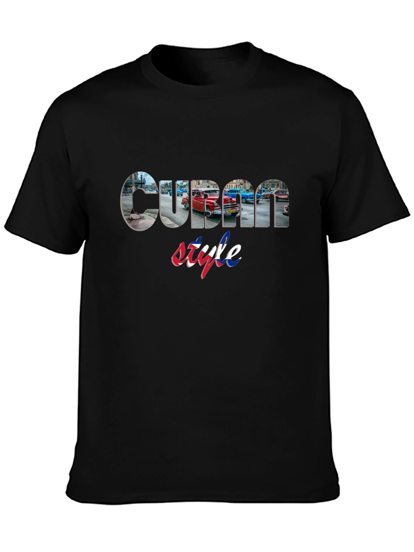 Cuban Style Black T-Shirt