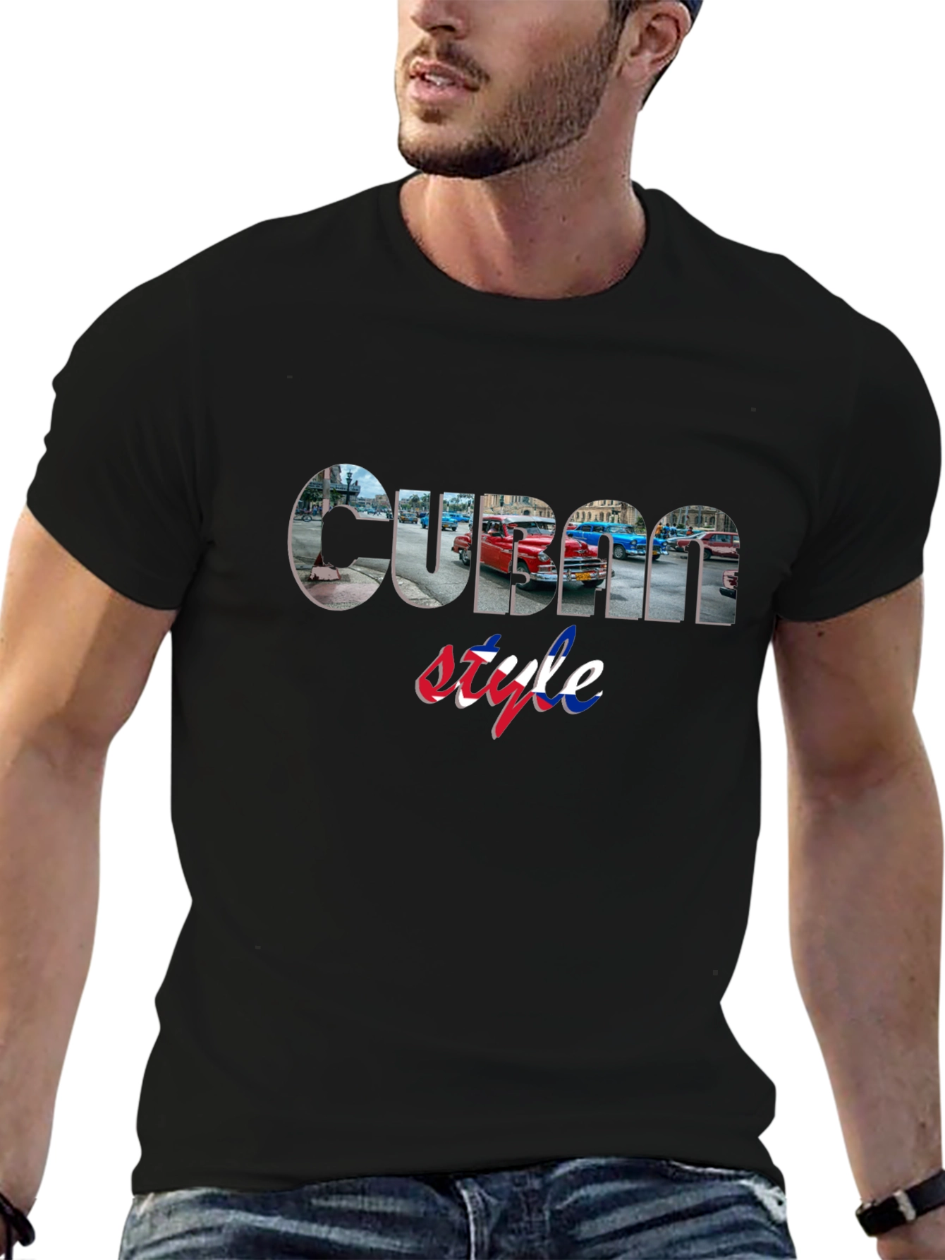 Cuban Style Black T-Shirt