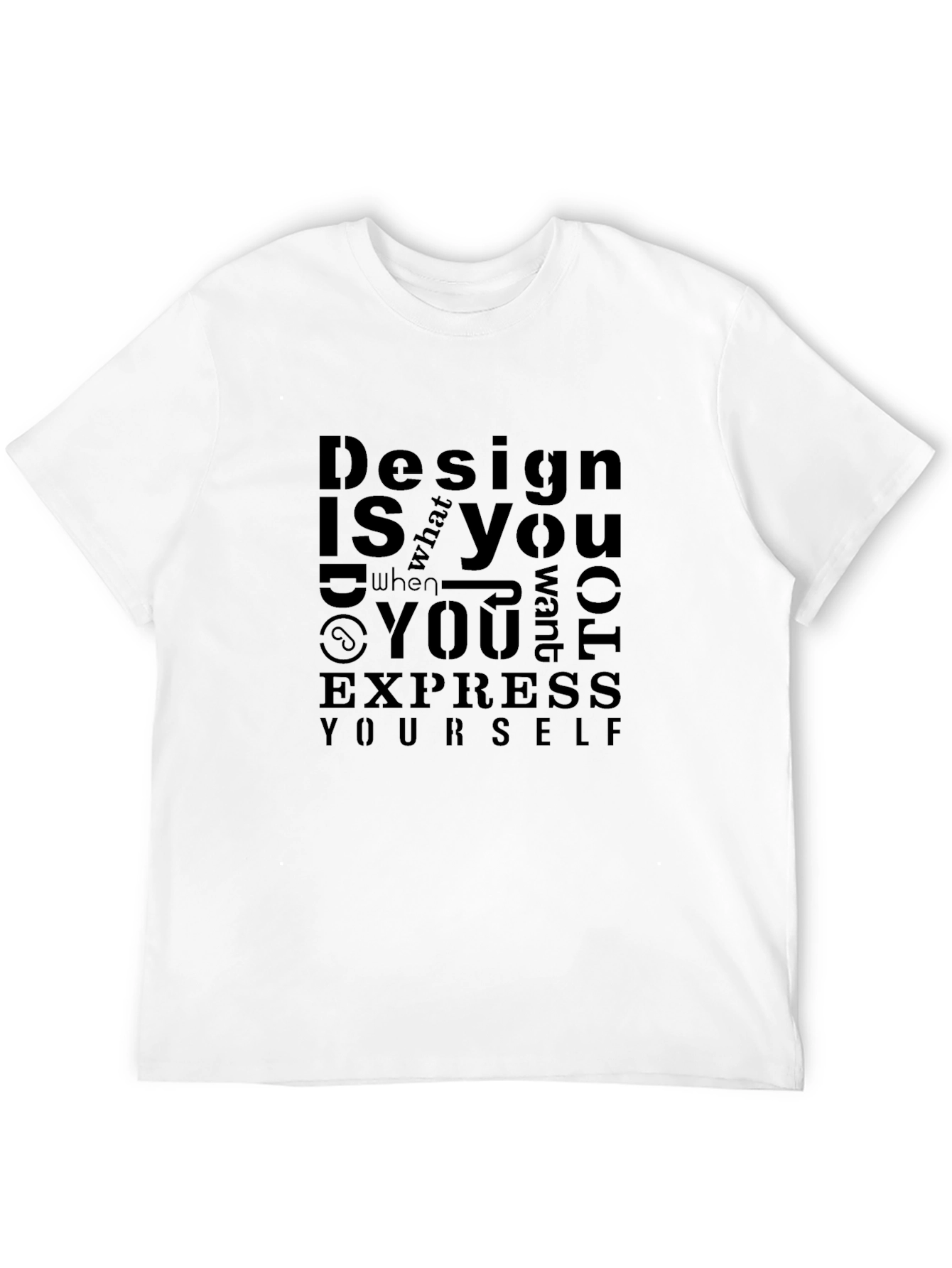 Design Is You Graphic Tee - Express Yourself T-Shirt
