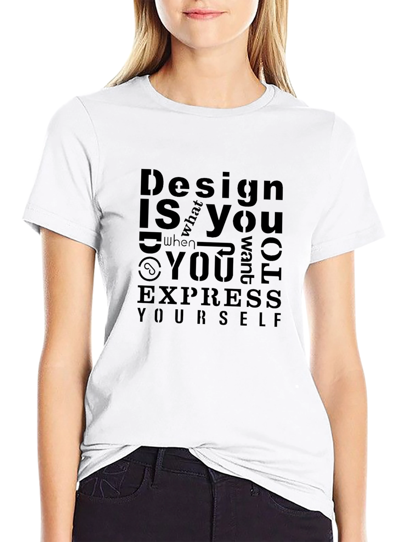 Design Is You Graphic Tee - Express Yourself T-Shirt
