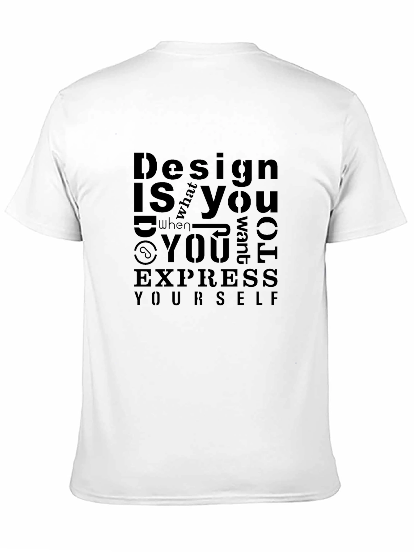 Design Is You Graphic Tee - Express Yourself T-Shirt