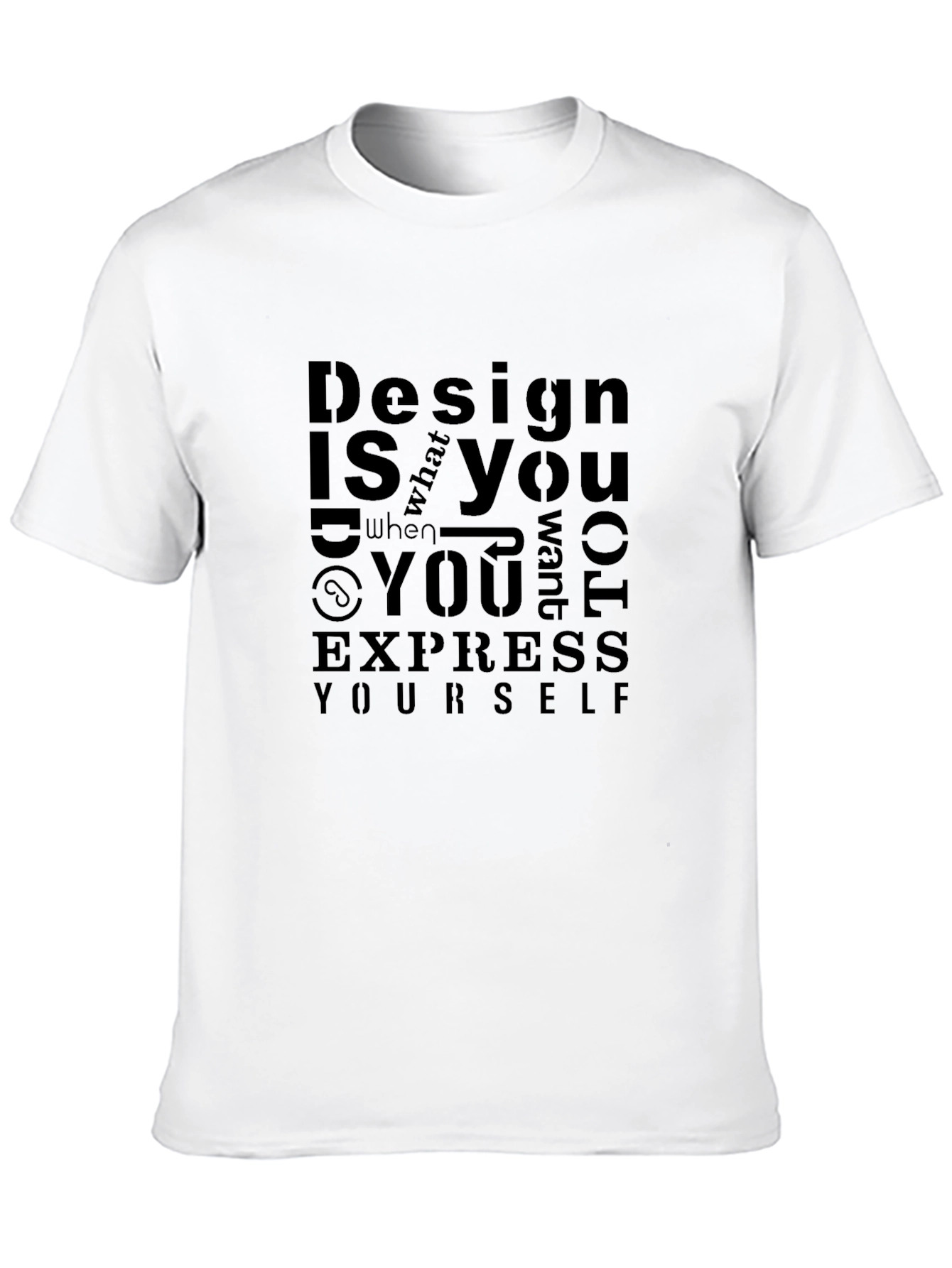 Design Is You Graphic Tee - Express Yourself T-Shirt
