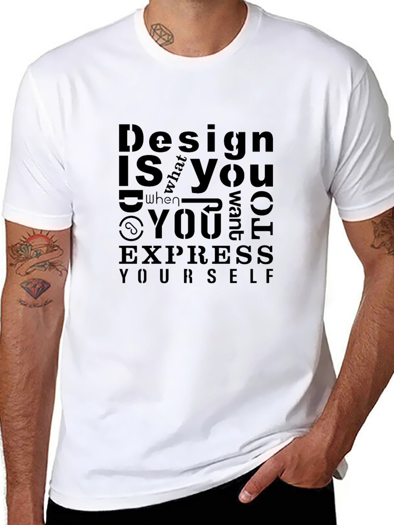Design Is You Graphic Tee - Express Yourself T-Shirt