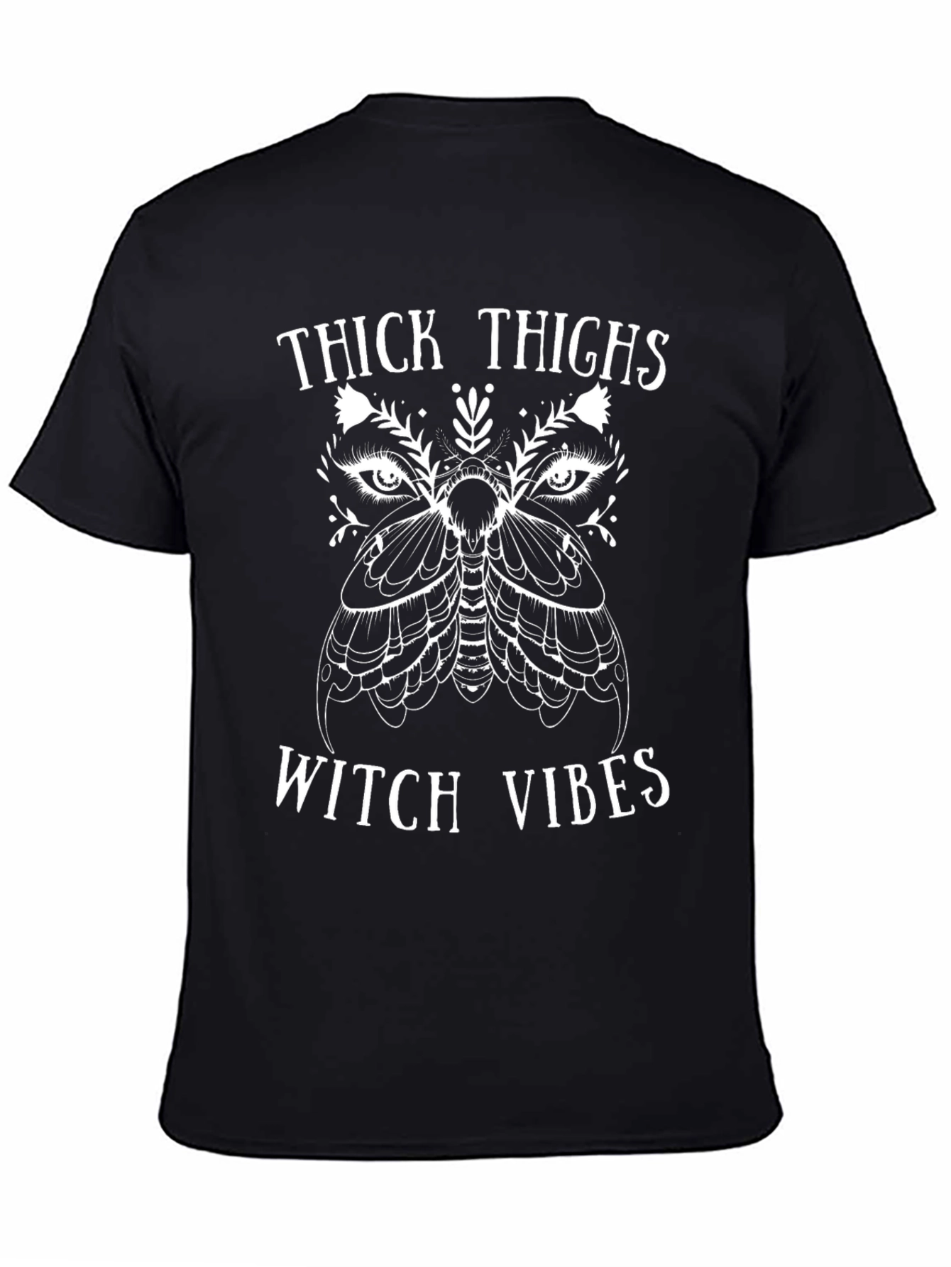 Thick Thighs Witch Vibes Graphic T-Shirt
