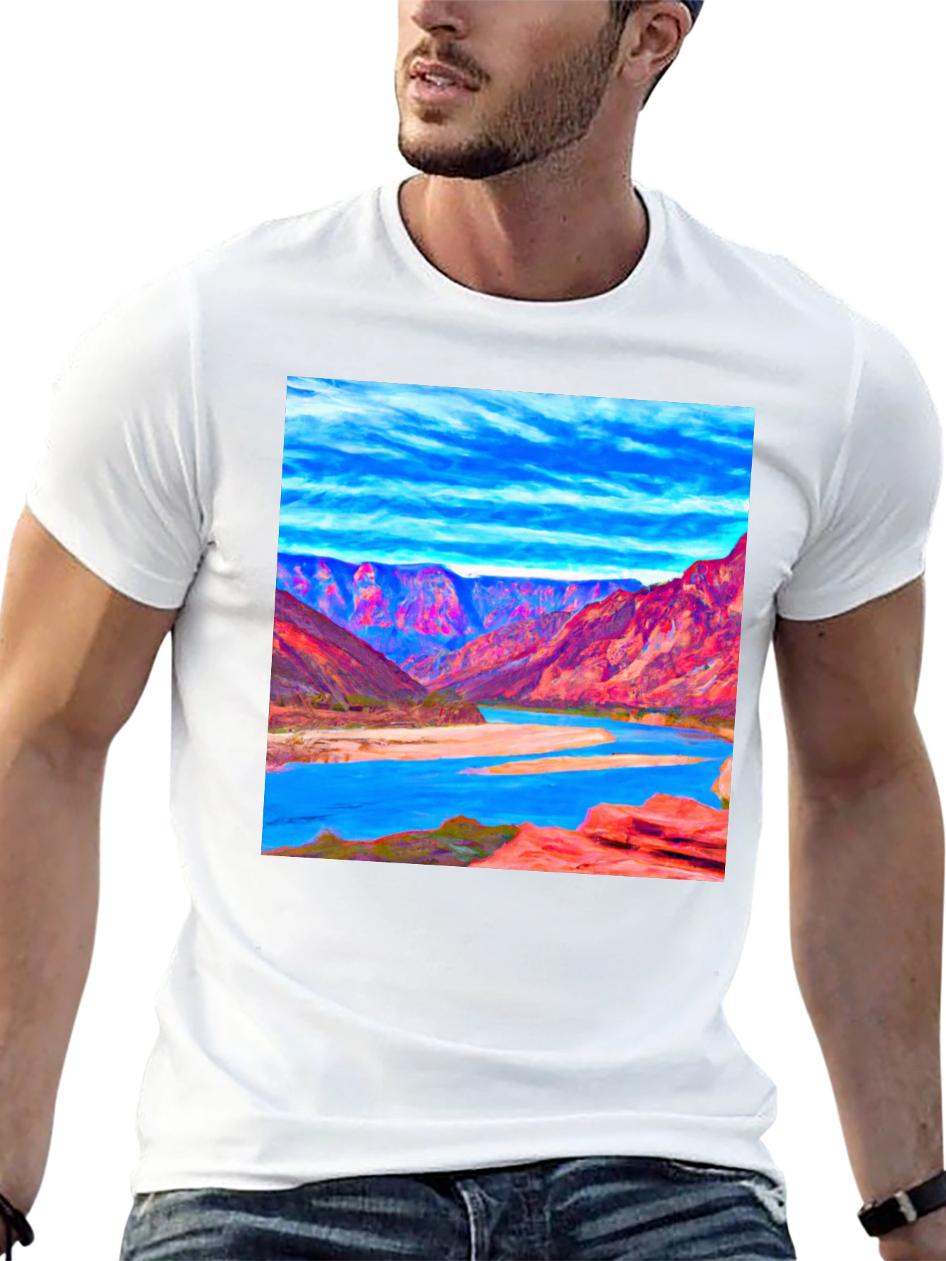 Grand Canyon Art T-Shirt - Cool Landscape Tee
