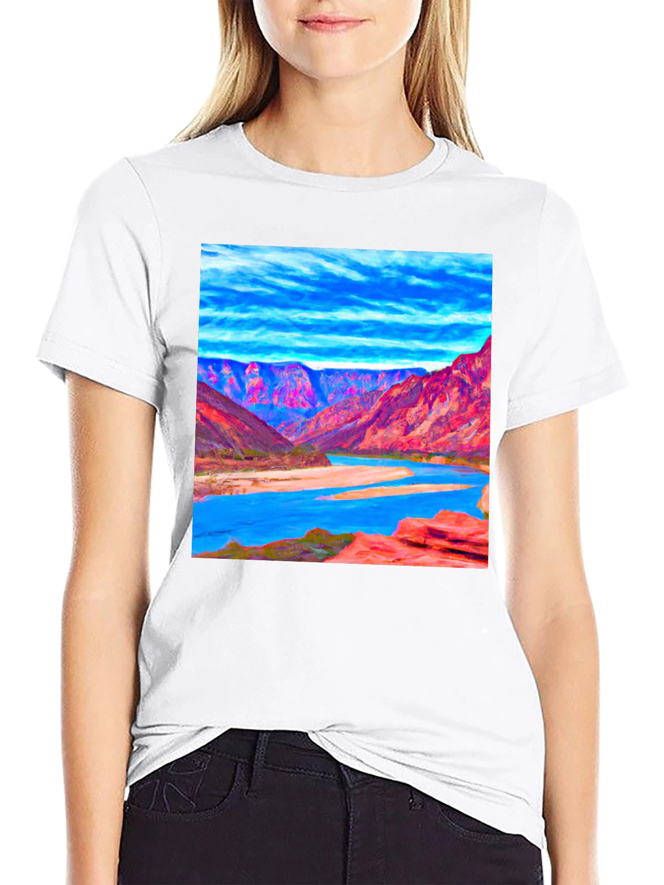 Grand Canyon Art T-Shirt - Cool Landscape Tee