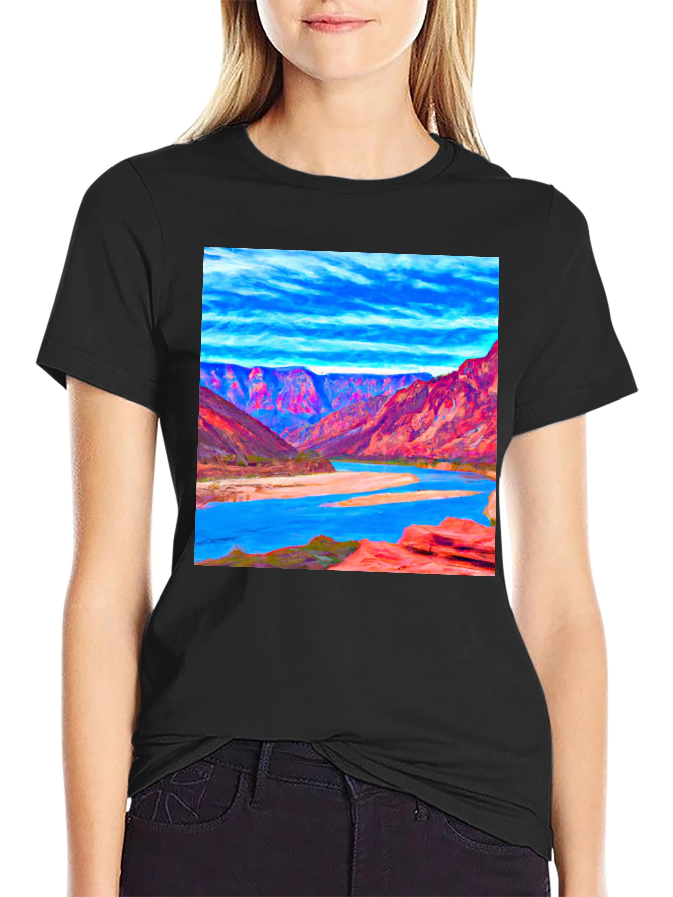 Grand Canyon Art T-Shirt - Cool Landscape Tee