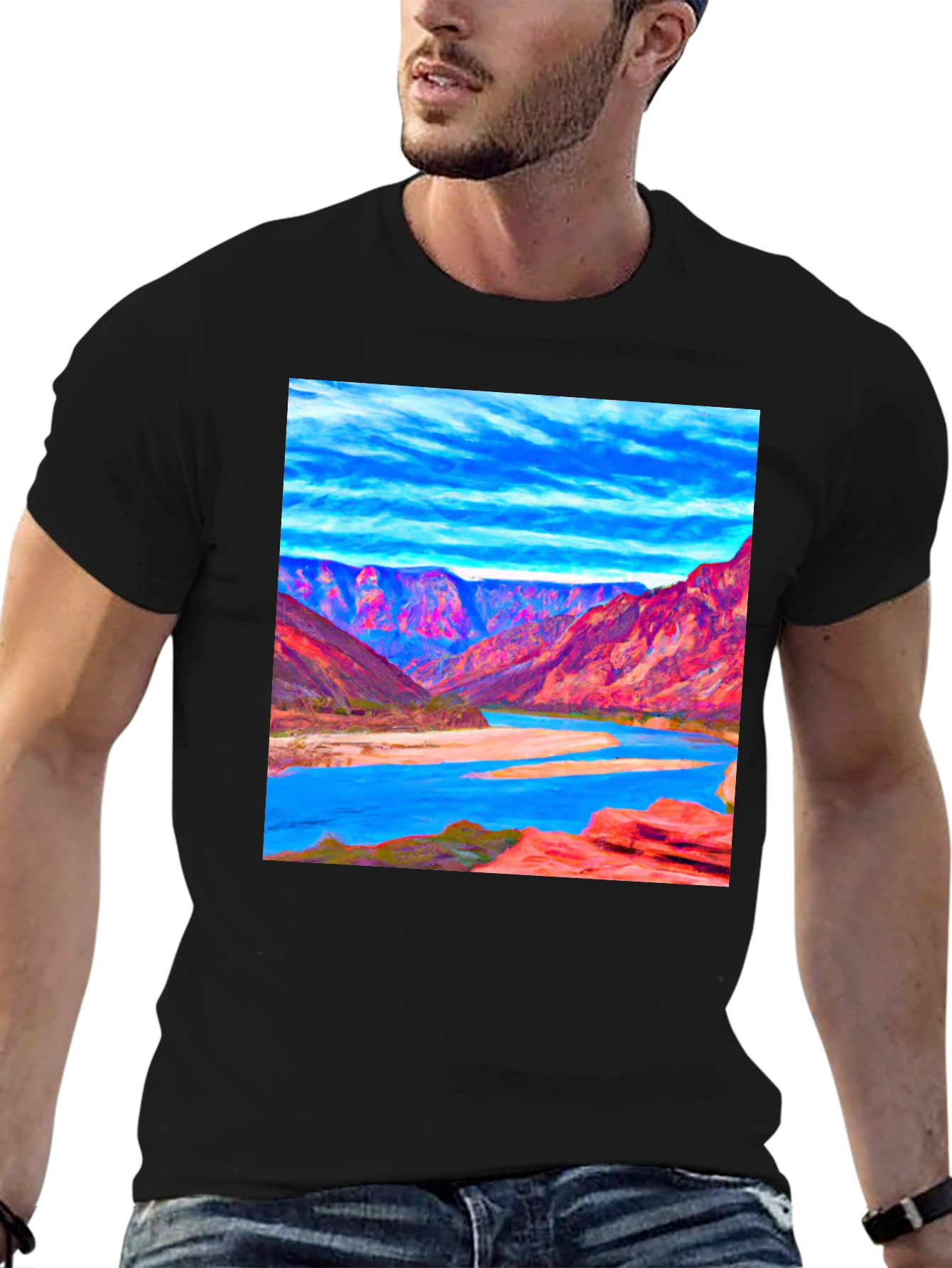 Grand Canyon Art T-Shirt - Cool Landscape Tee