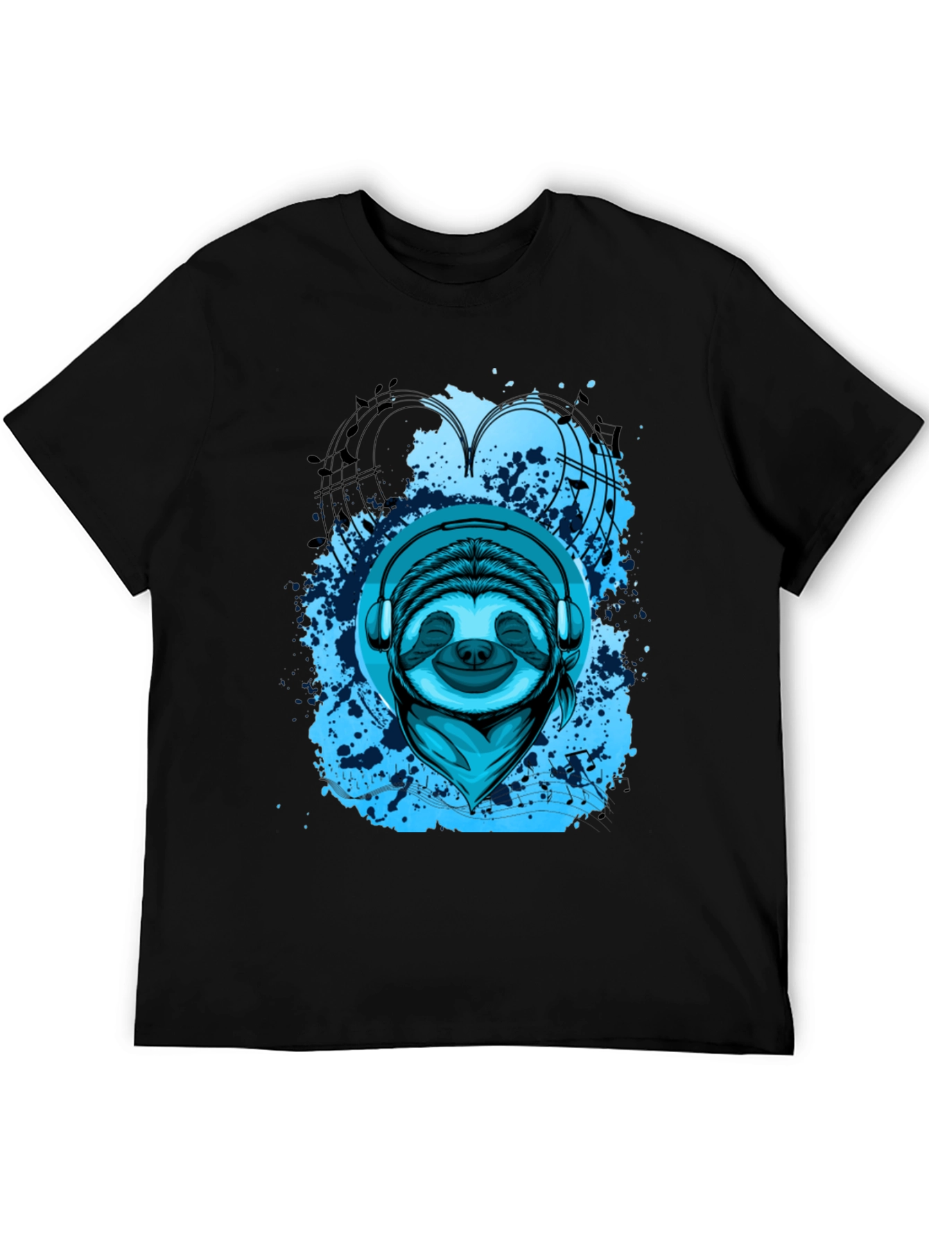 Sloth DJ Graphic Tee - Cool Music Lover Shirt
