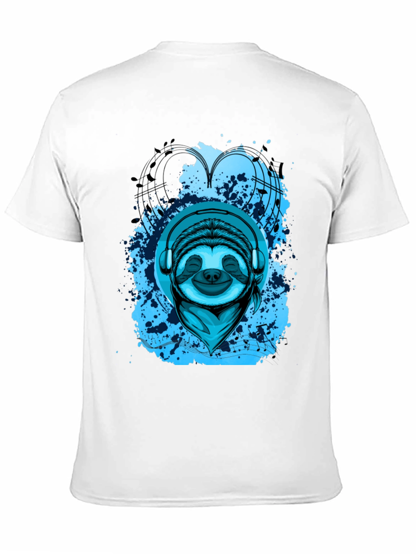 Sloth DJ Graphic Tee - Cool Music Lover Shirt