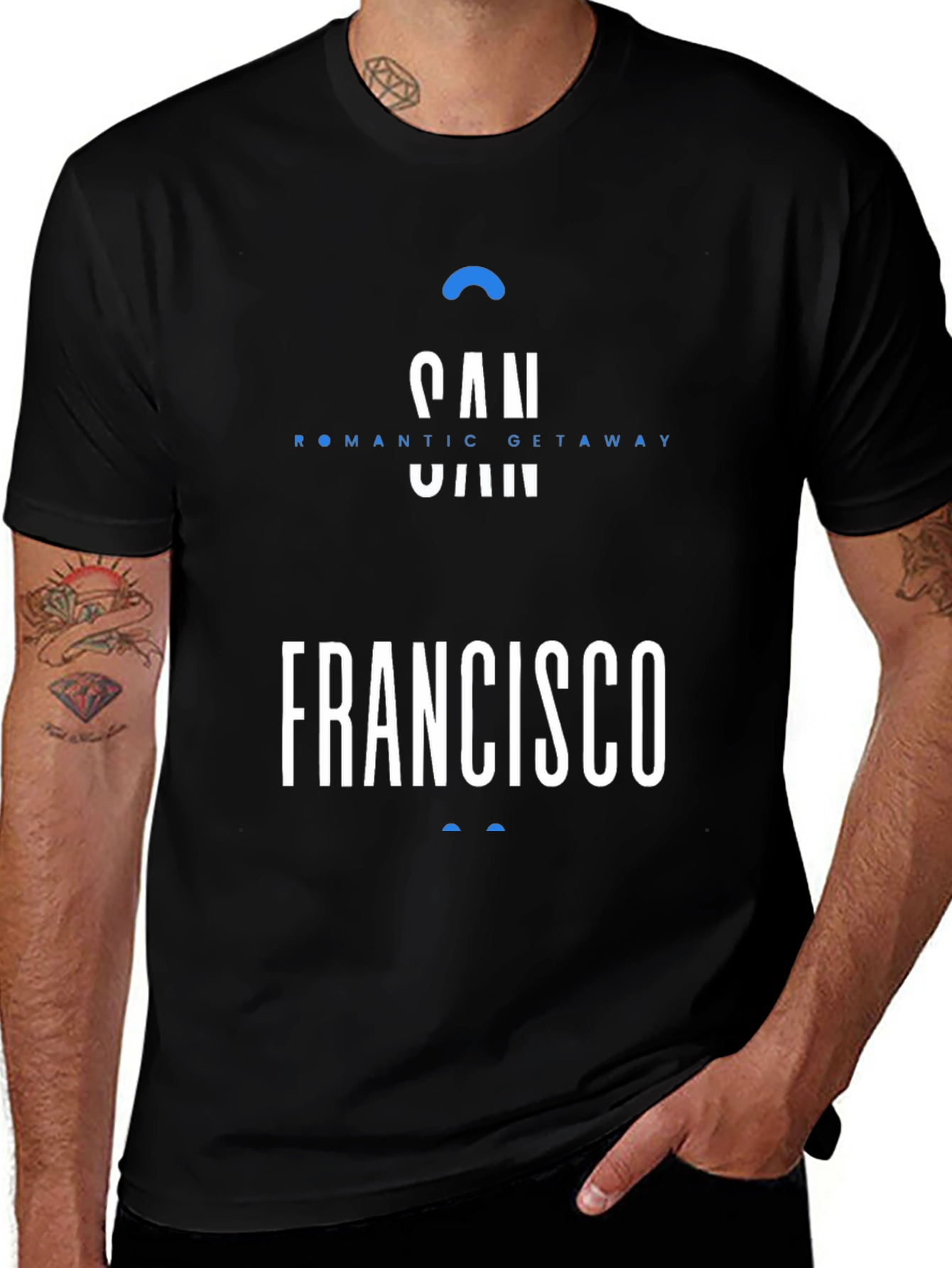 San Francisco Romantic Getaway Graphic Tee