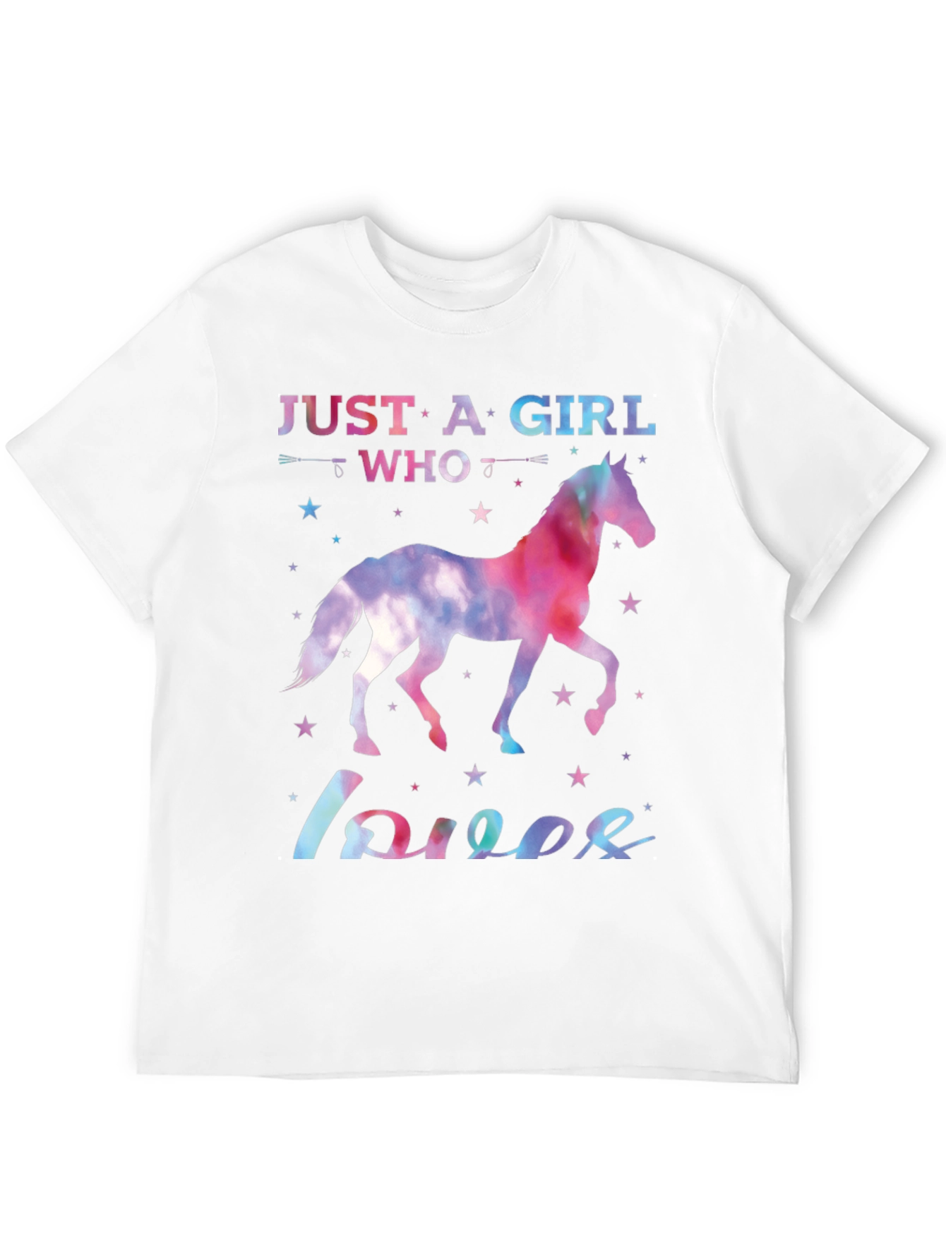 Girl Who Loves Horses T-Shirt