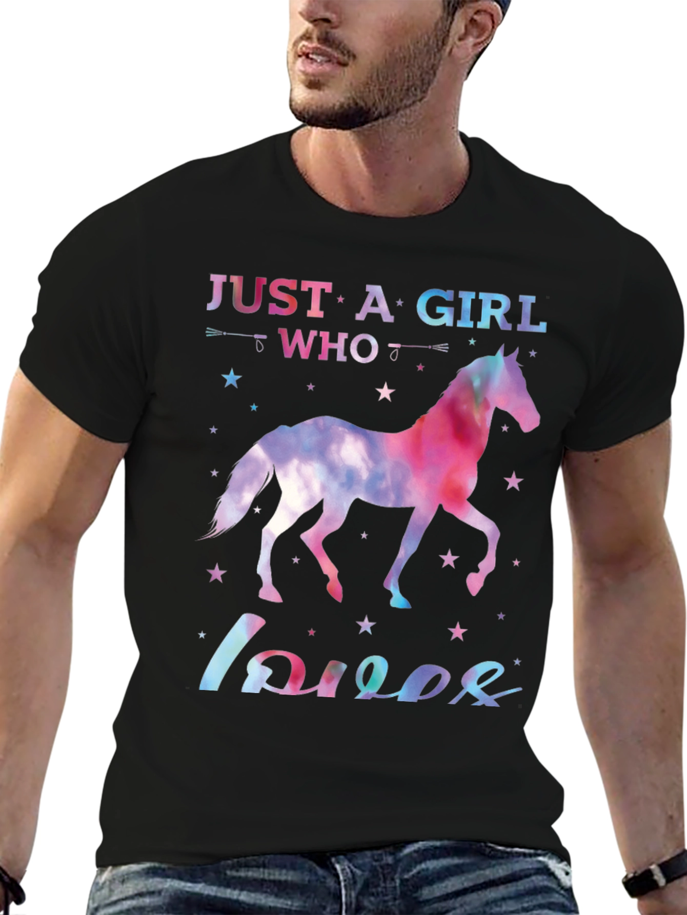 Girl Who Loves Horses T-Shirt