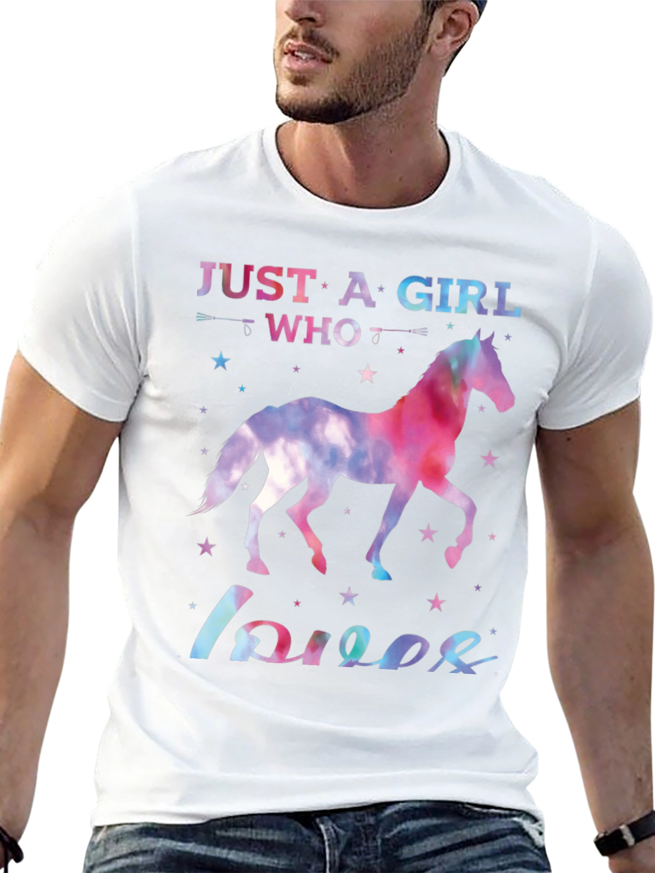 Girl Who Loves Horses T-Shirt
