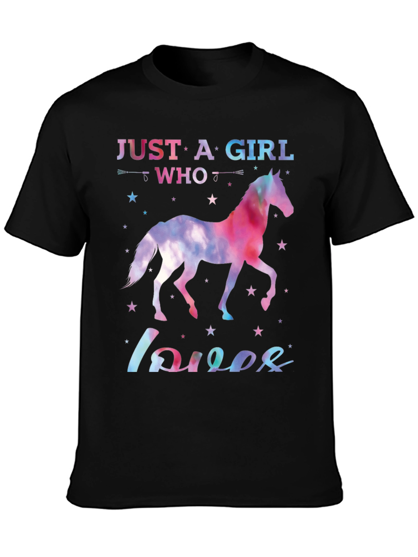 Girl Who Loves Horses T-Shirt