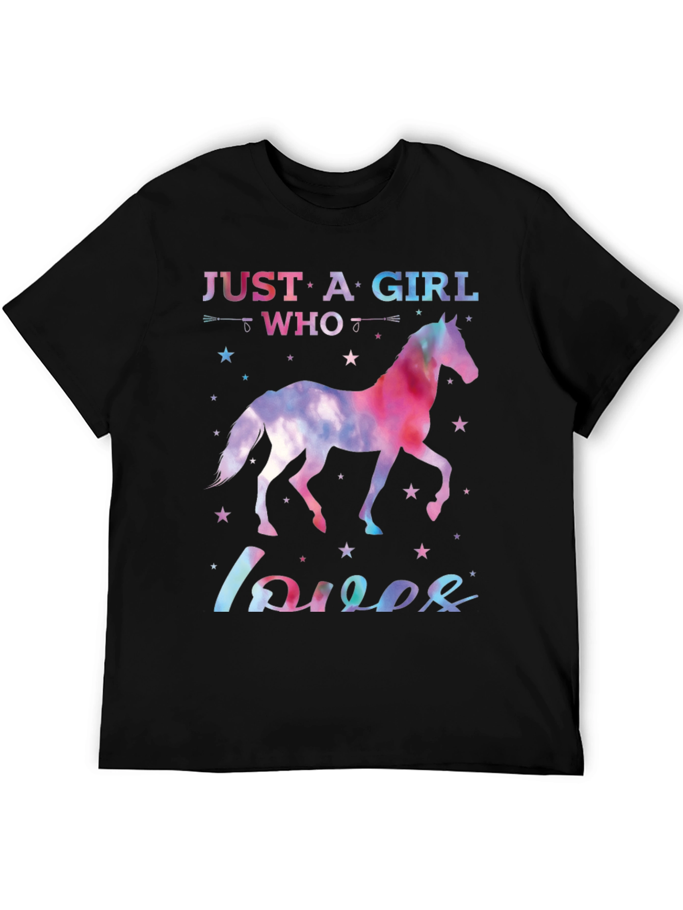 Girl Who Loves Horses T-Shirt