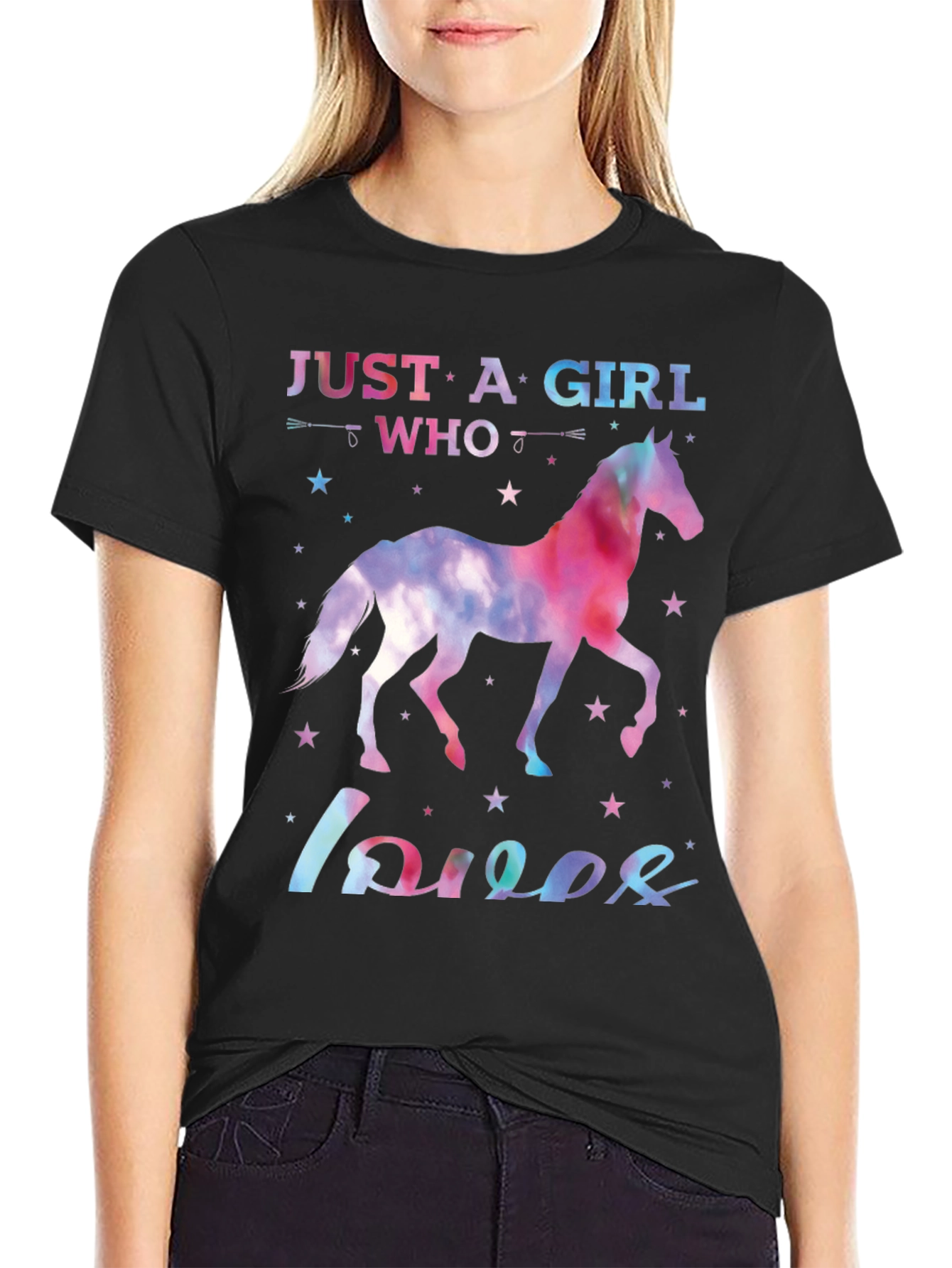Girl Who Loves Horses T-Shirt