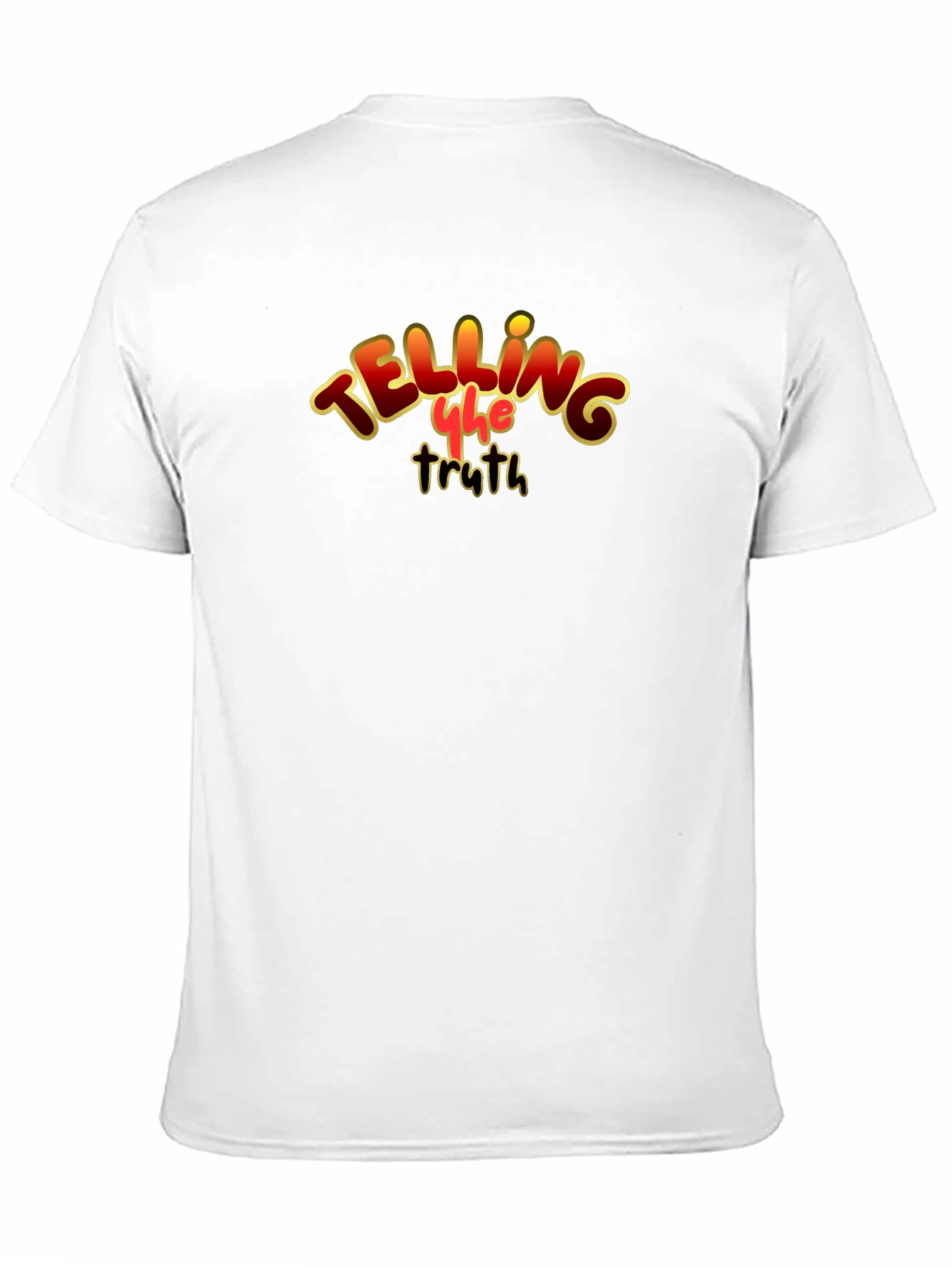 Telling the Truth Graphic Tee - Black Cotton T-Shirt