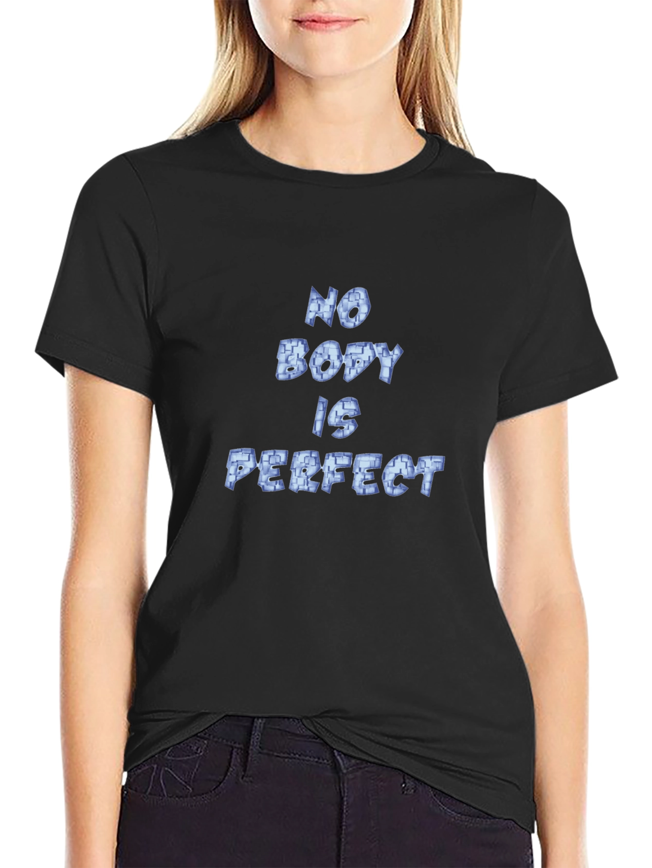 No Body Is Perfect T-Shirt - Mens Graphic Tee