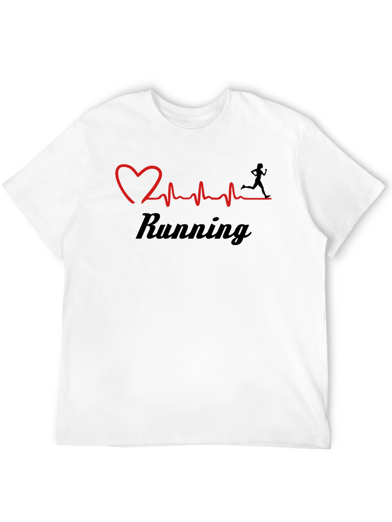 Running Heartbeat T-Shirt: Love to Run!