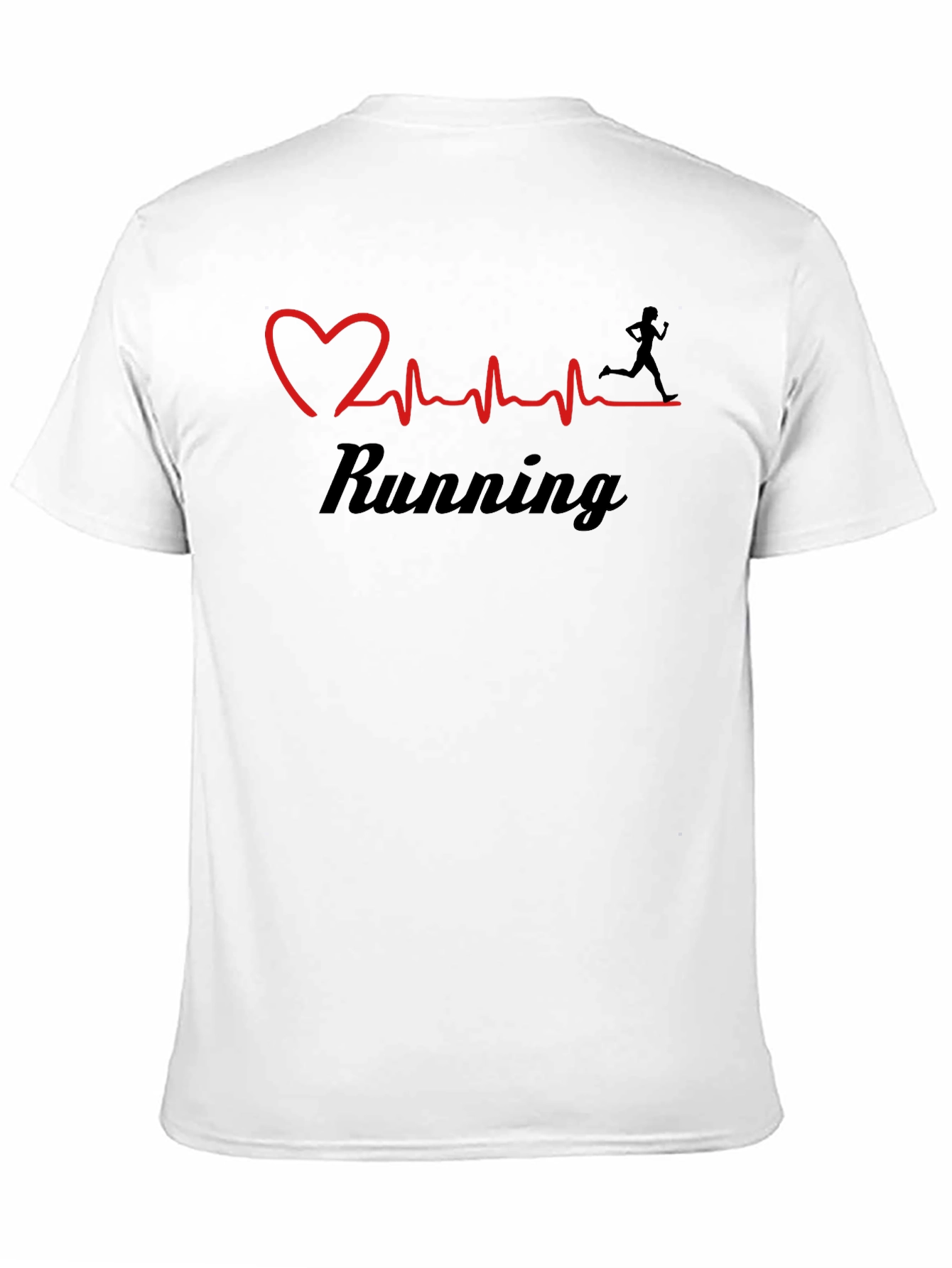 Running Heartbeat T-Shirt: Love to Run!