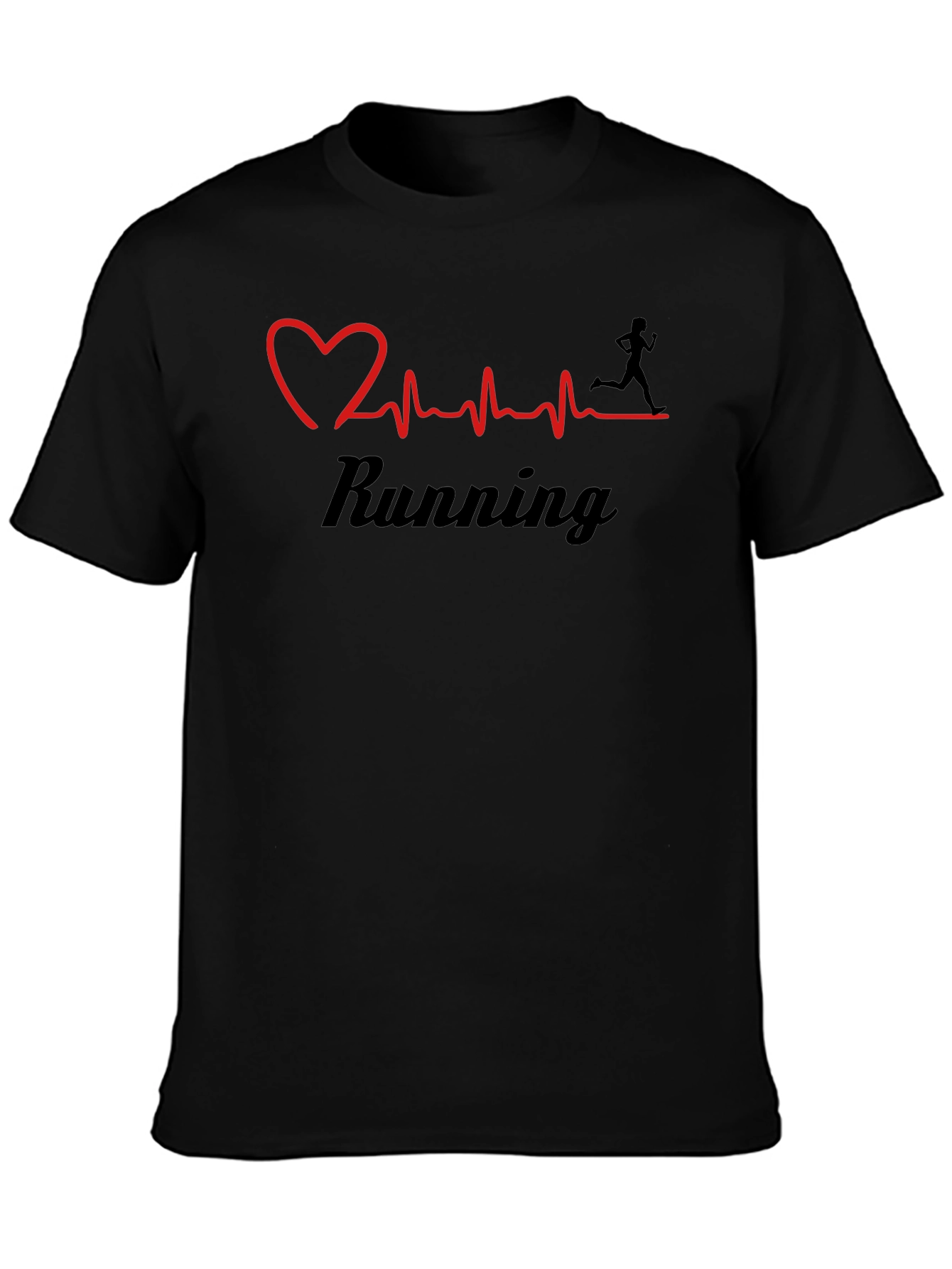 Running Heartbeat T-Shirt: Love to Run!