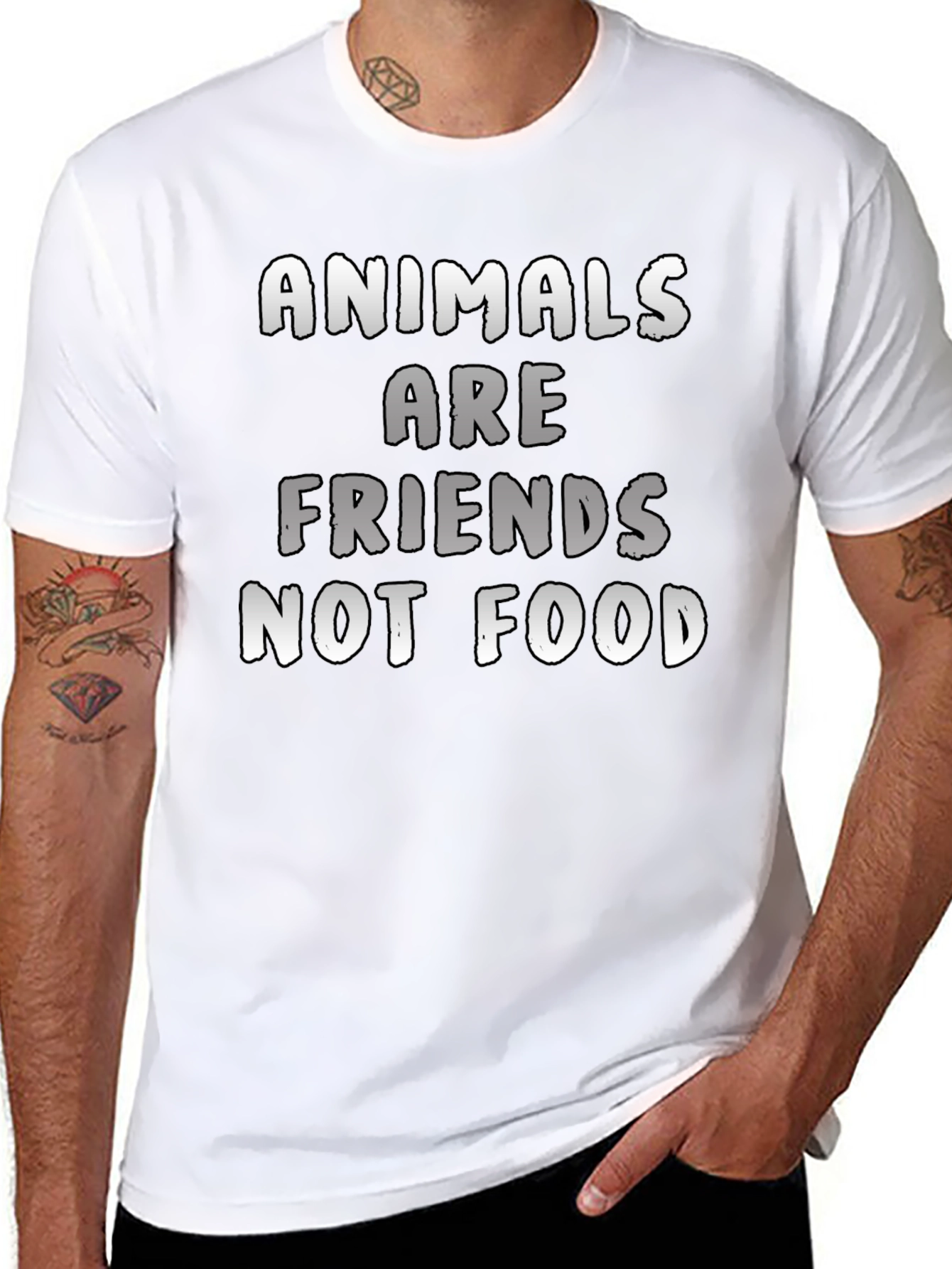 Animals Are Friends Not Food T-Shirt