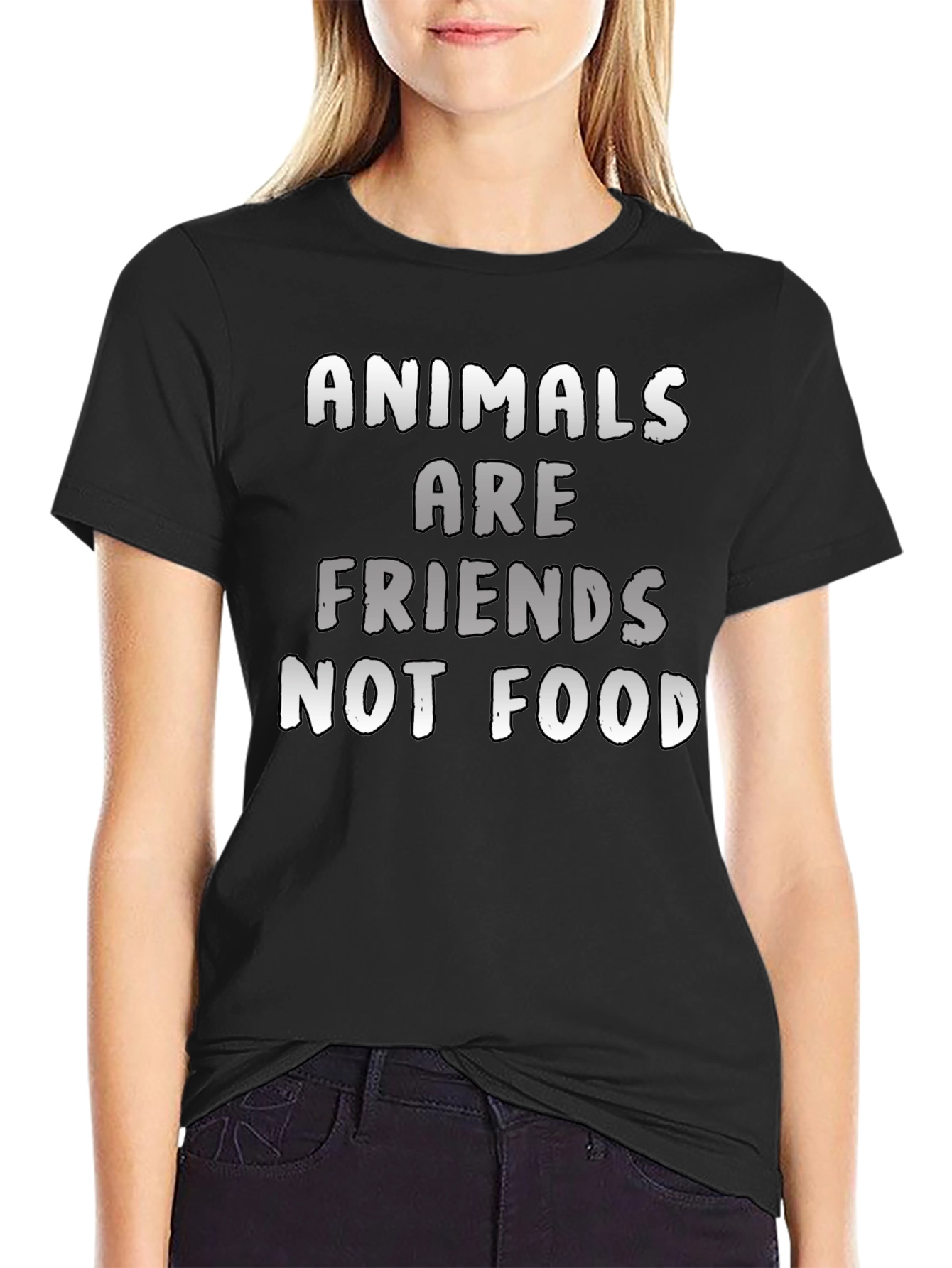 Animals Are Friends Not Food T-Shirt