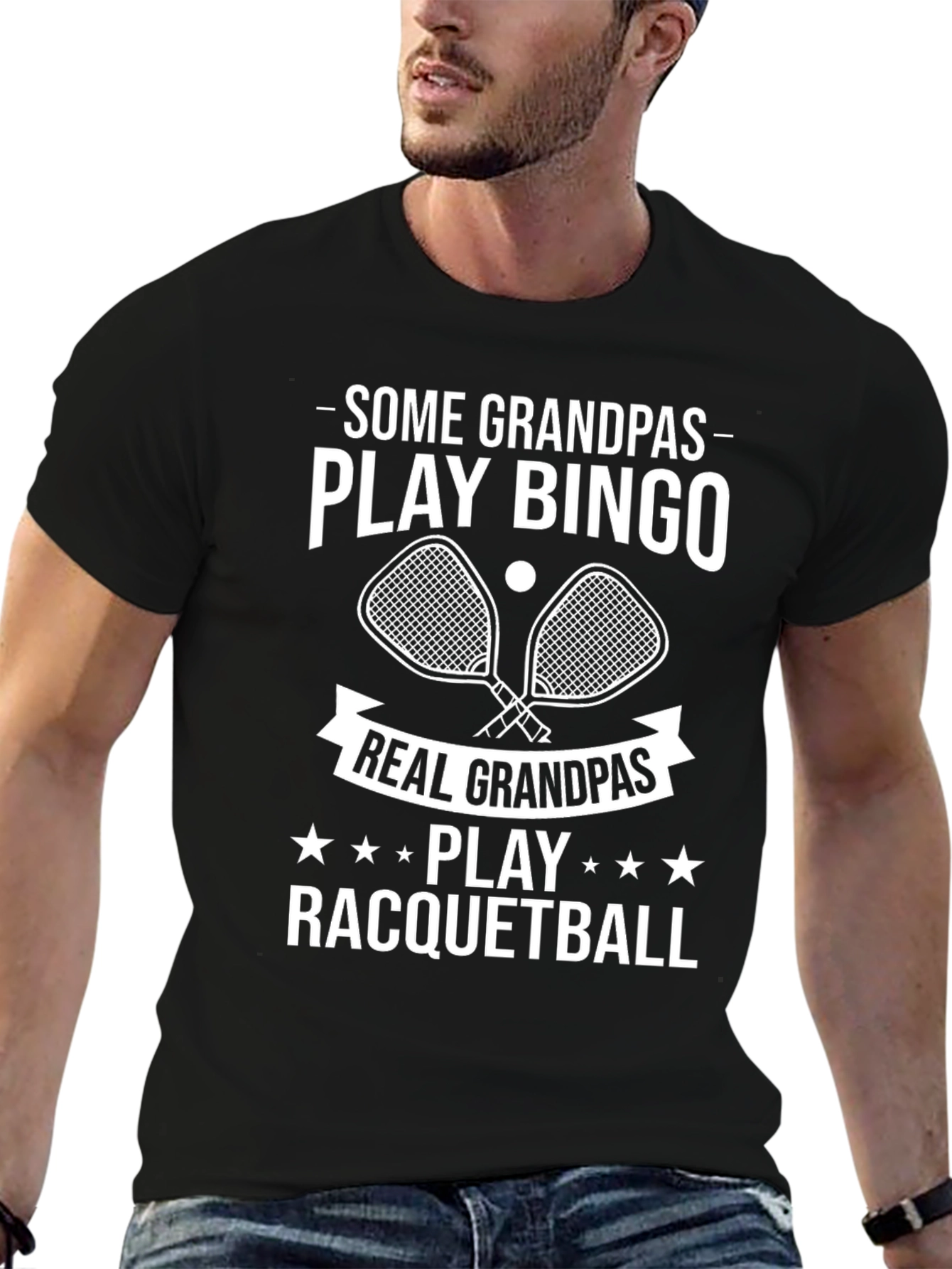 Racquetball Grandpas T-Shirt Funny Gift