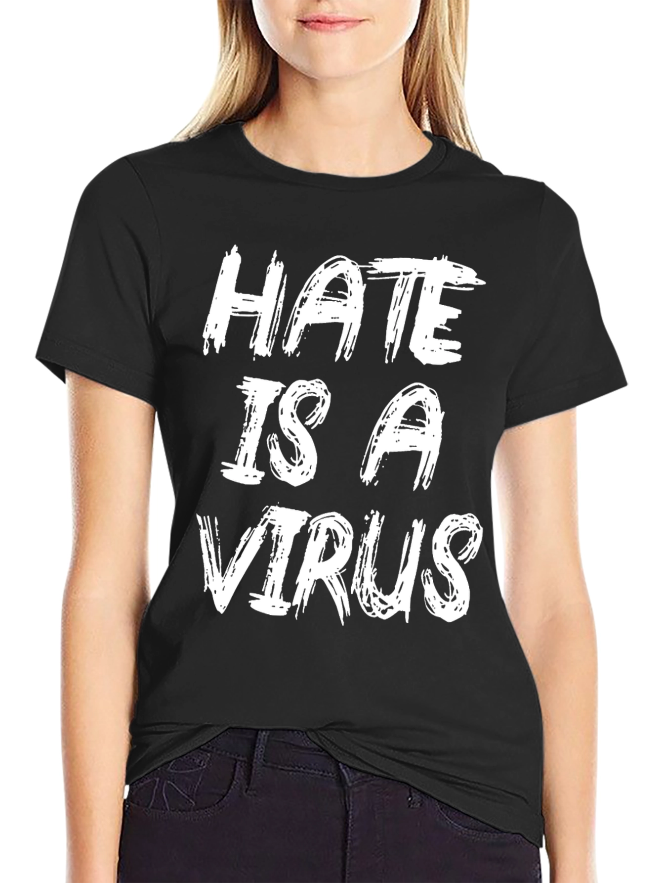 Hate is a Virus Graphic Tee