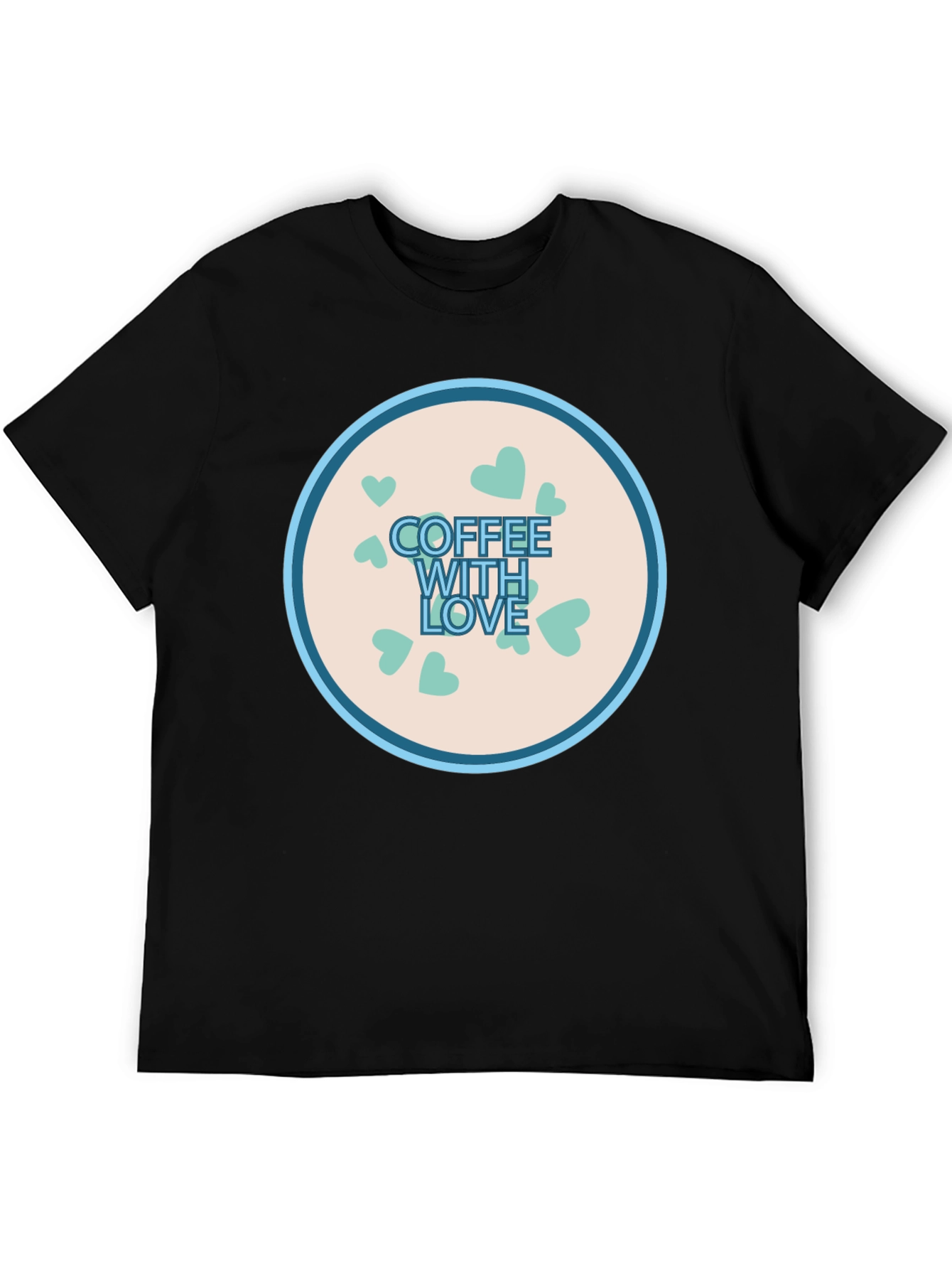 Coffee With Love Graphic T-Shirt - Soft Cotton Tee