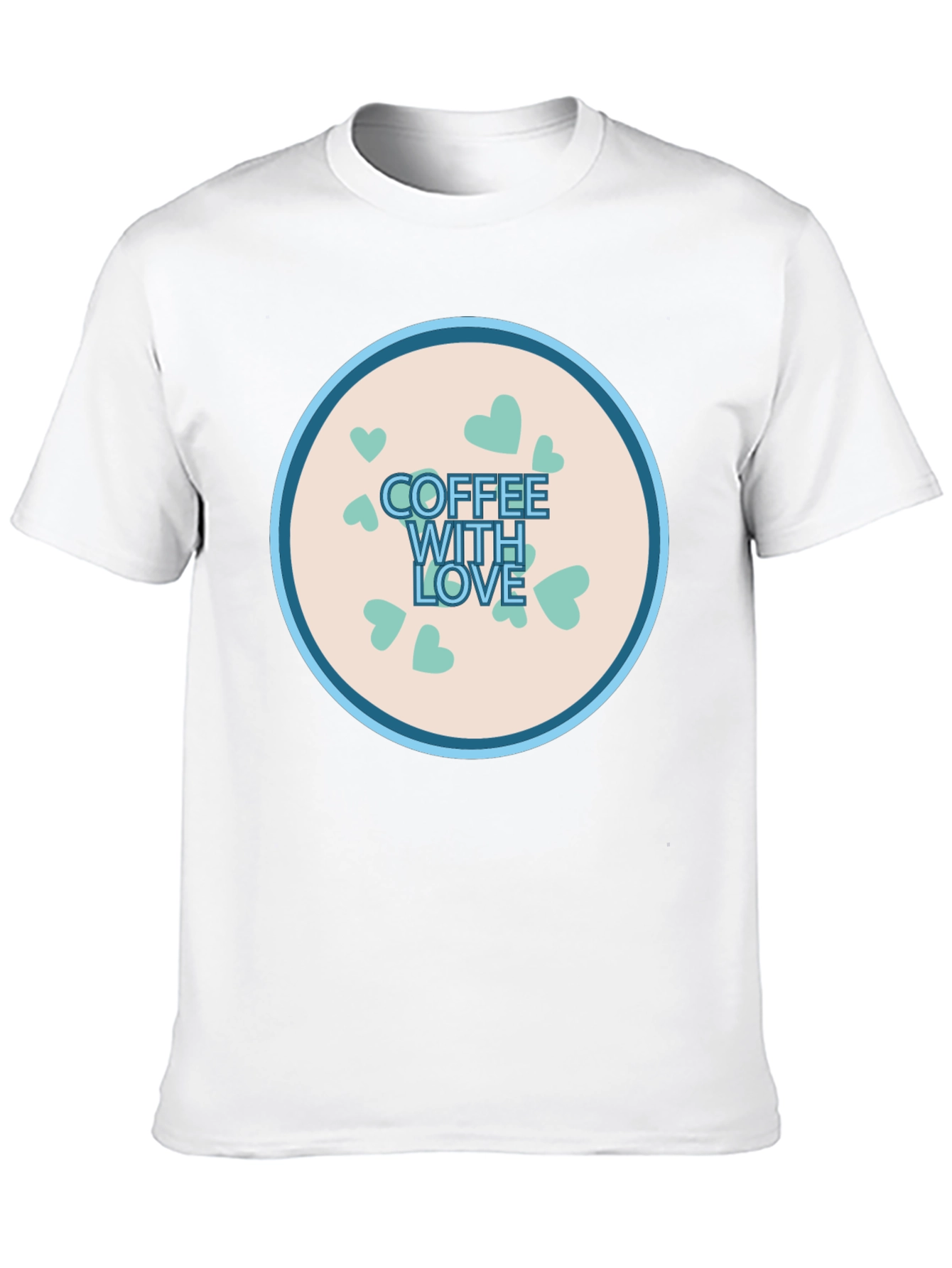 Coffee With Love Graphic T-Shirt - Soft Cotton Tee
