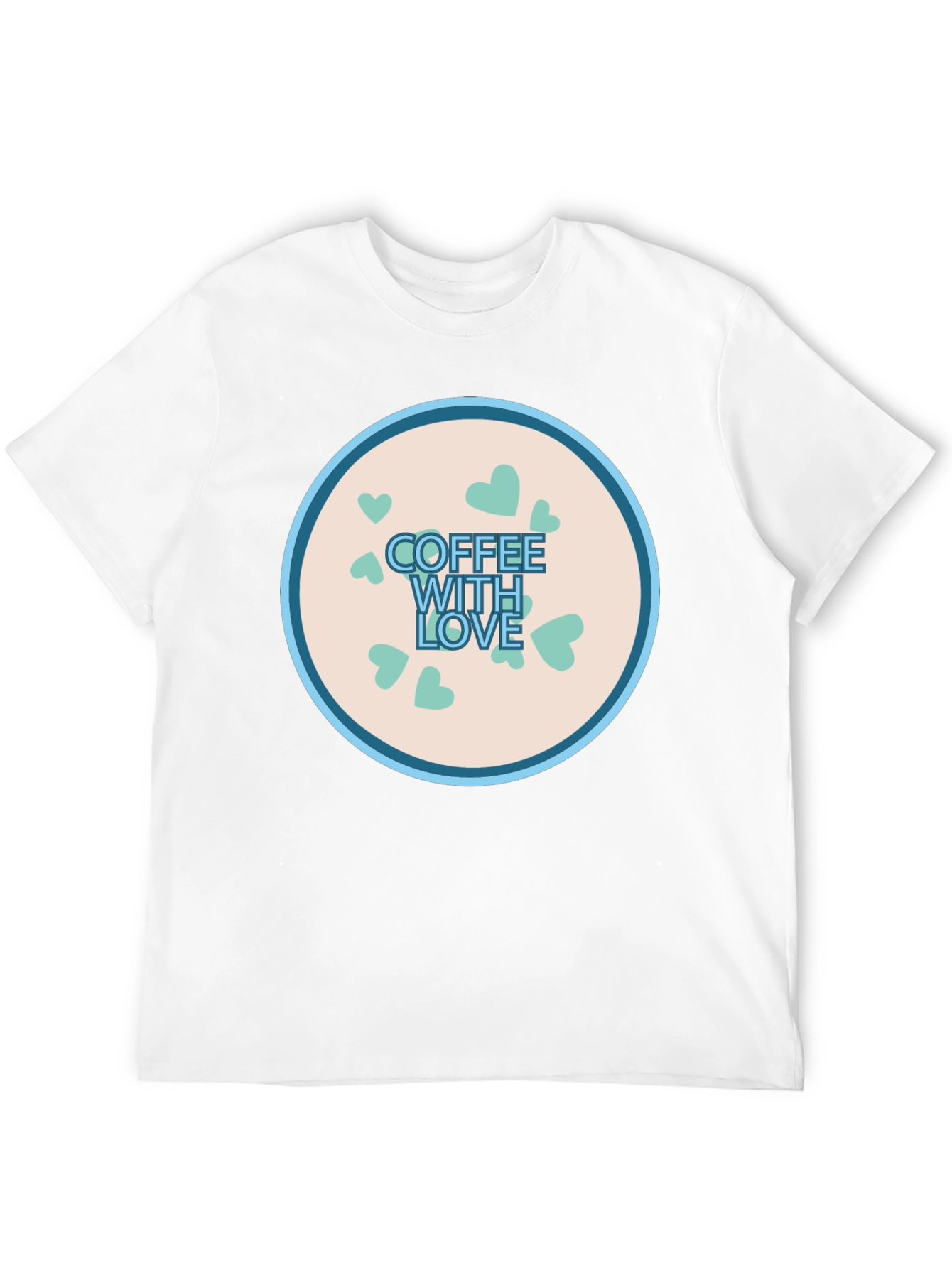 Coffee With Love Graphic T-Shirt - Soft Cotton Tee