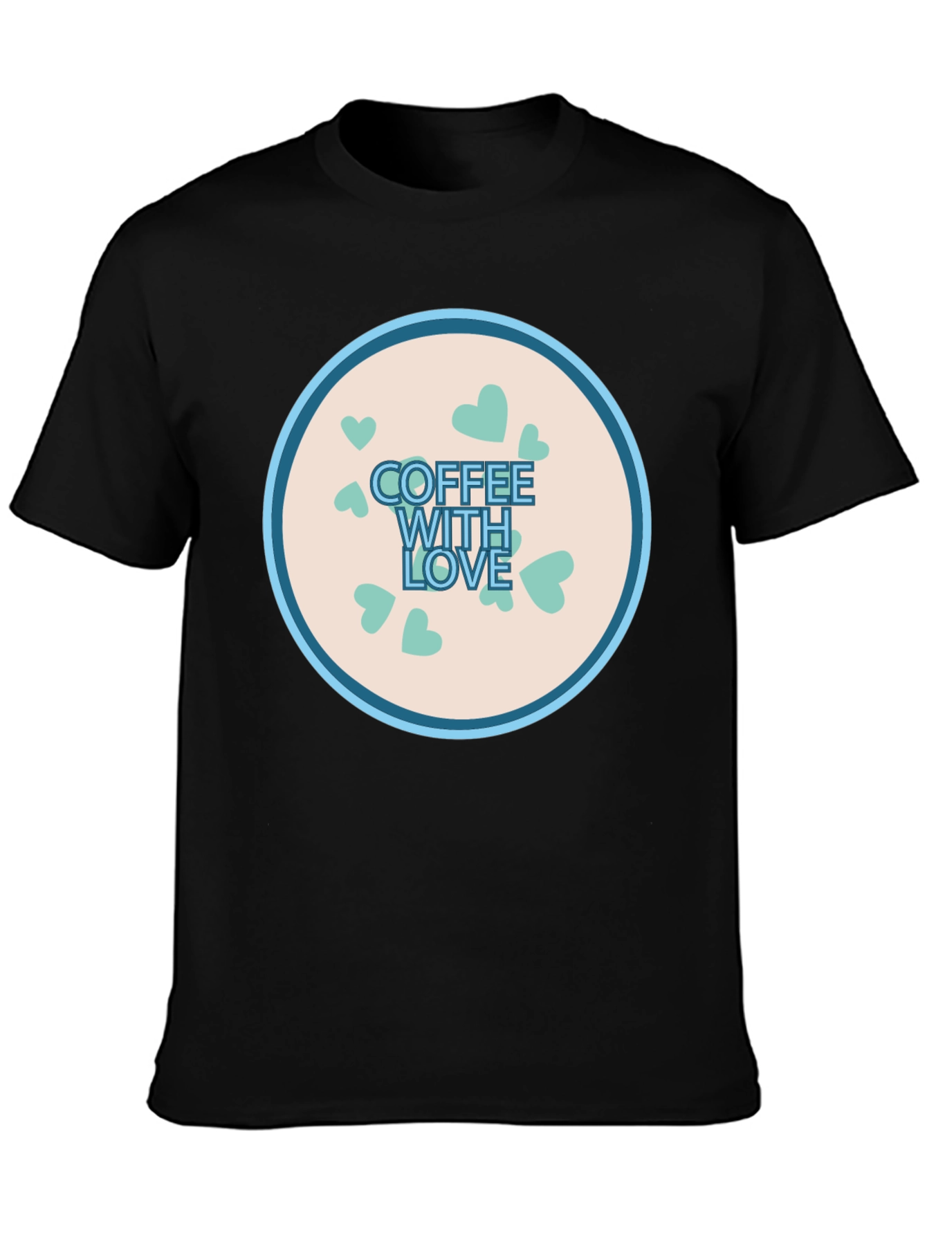 Coffee With Love Graphic T-Shirt - Soft Cotton Tee