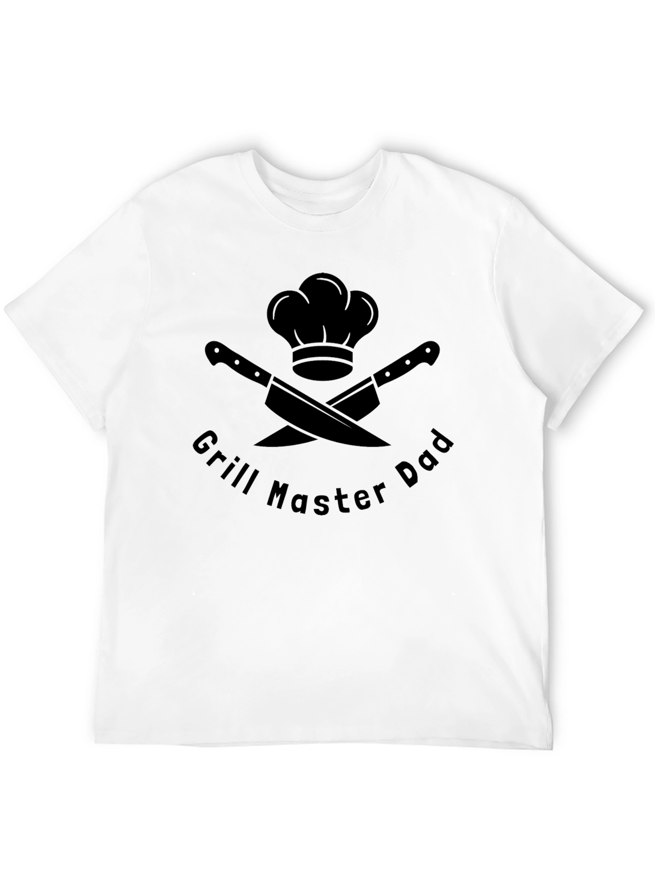 Grill Master Dad T-Shirt - BBQ Chef Design
