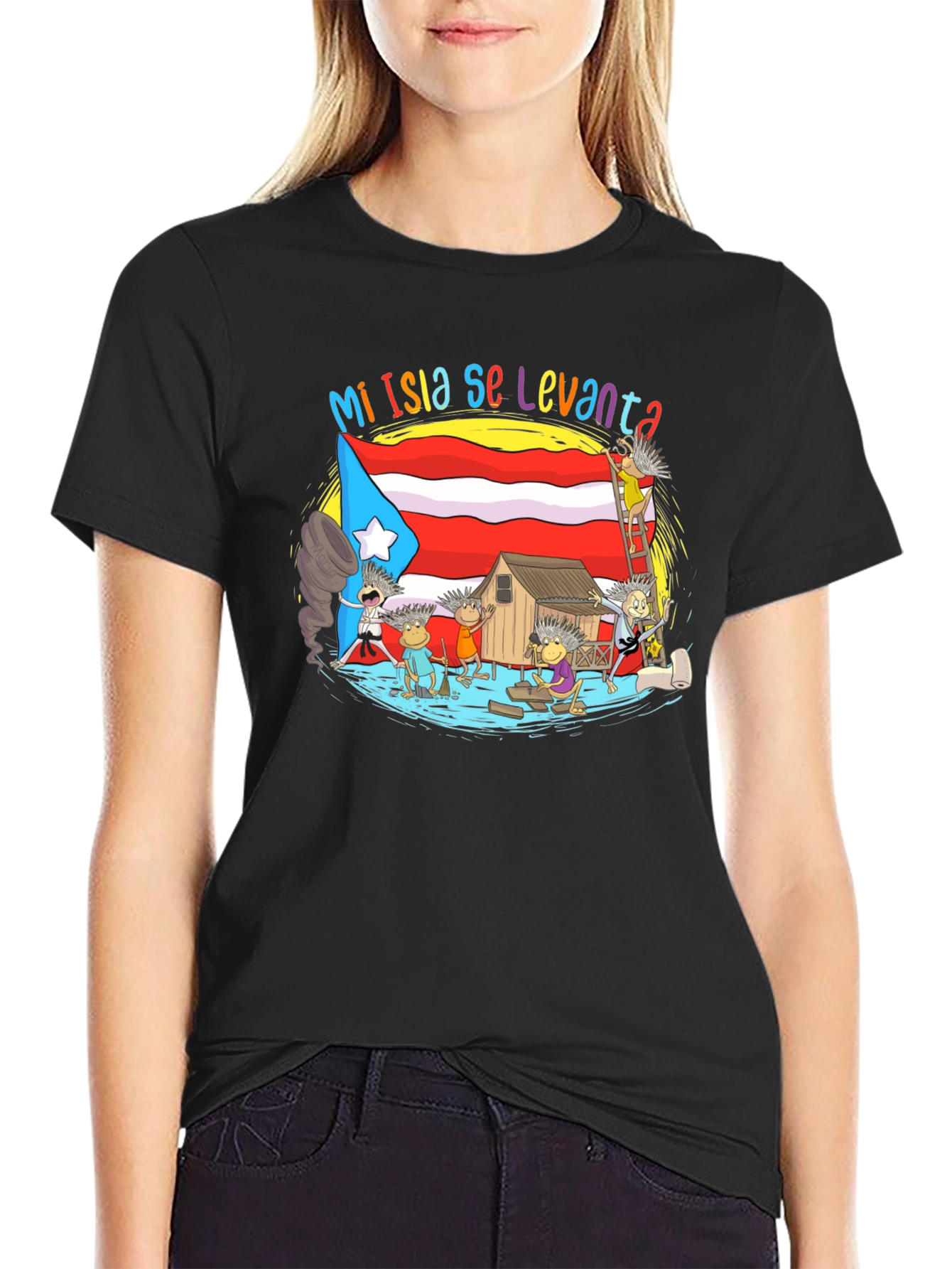 Mi Isla Se Levanta Graphic Tee