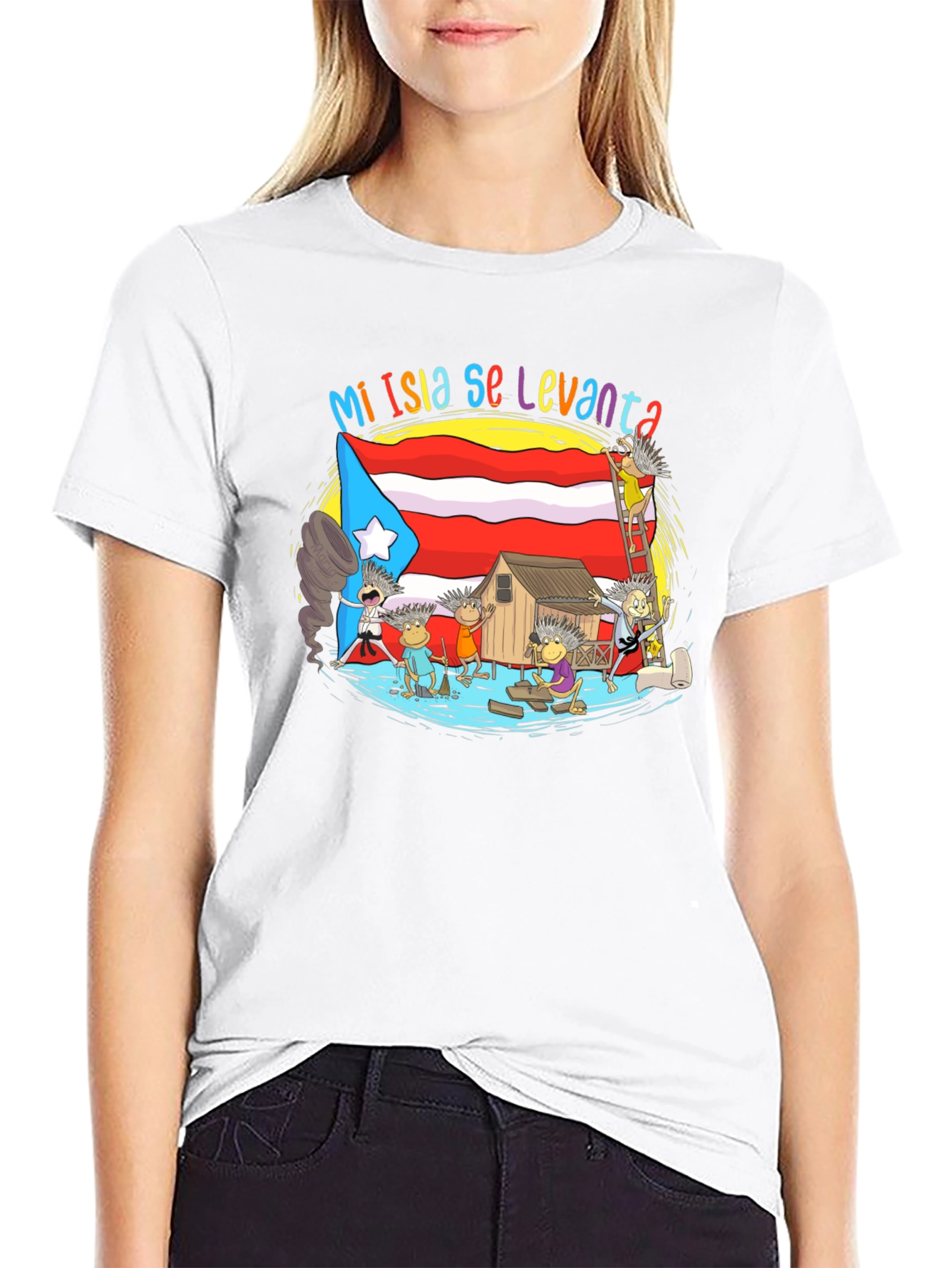 Mi Isla Se Levanta Graphic Tee