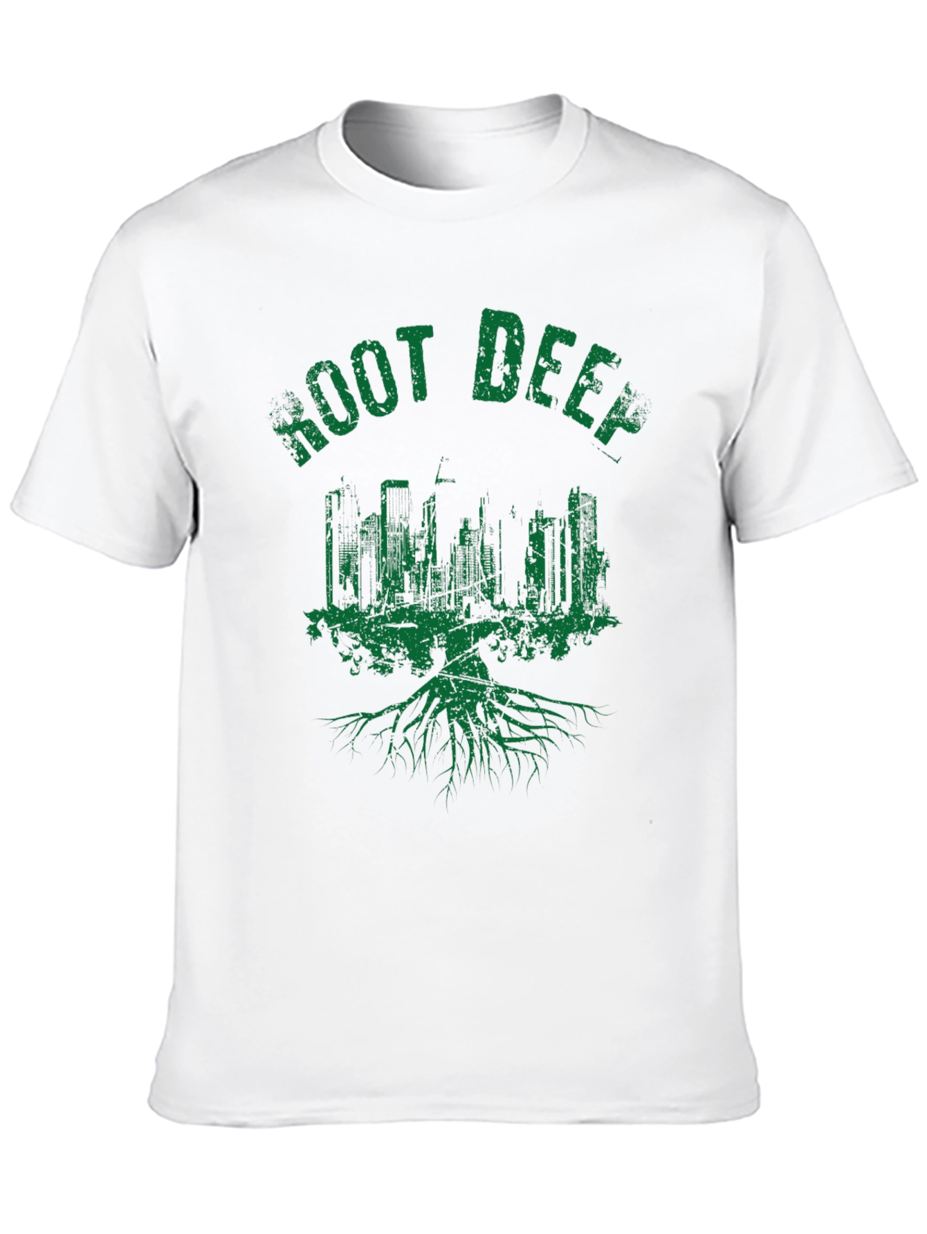 Root Deep Urban Tee - Mens Black Graphic T-Shirt