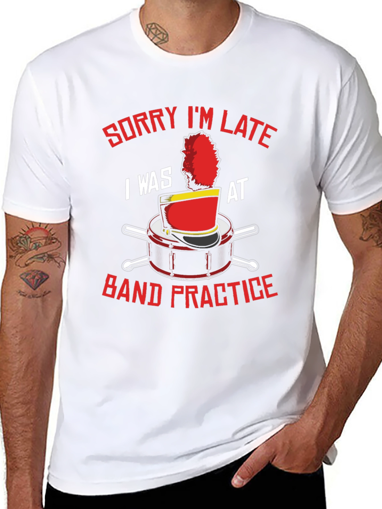 Band Practice T-Shirt: Sorry Im Late
