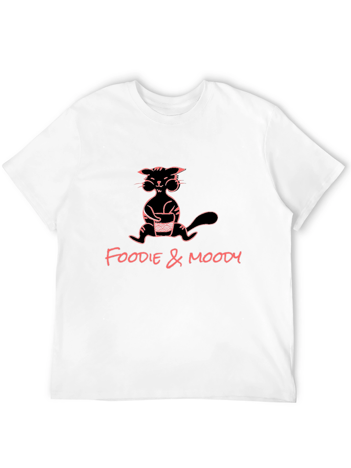 Foodie & Moody Graphic Tee - Black