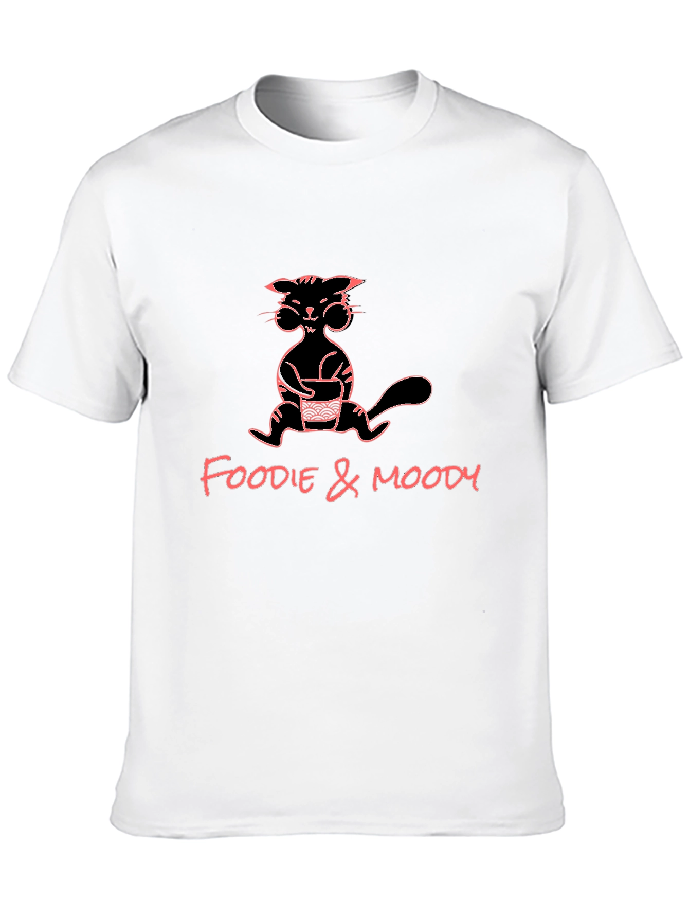 Foodie & Moody Graphic Tee - Black