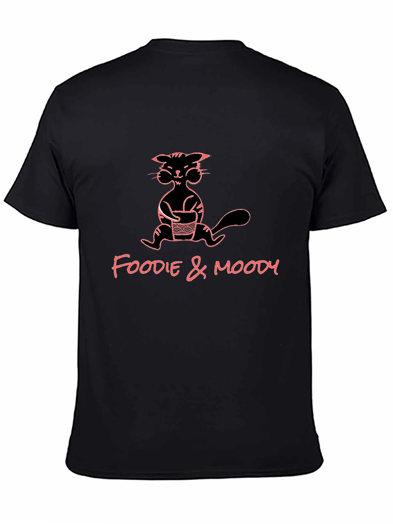 Foodie & Moody Graphic Tee - Black